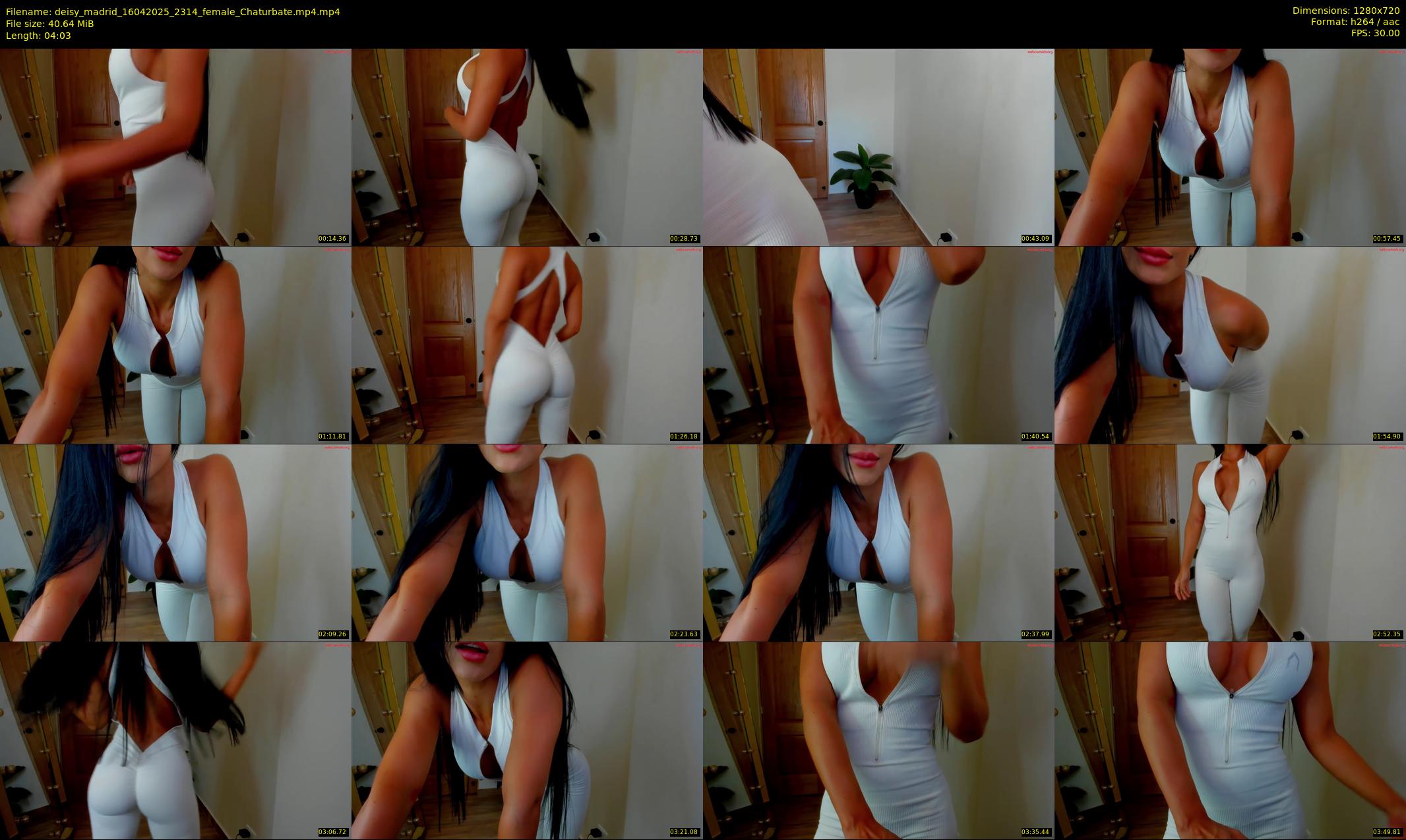 deisy_madrid — 5 minute Chaturbate female cam show recording, 720p, Apr 16, 2025