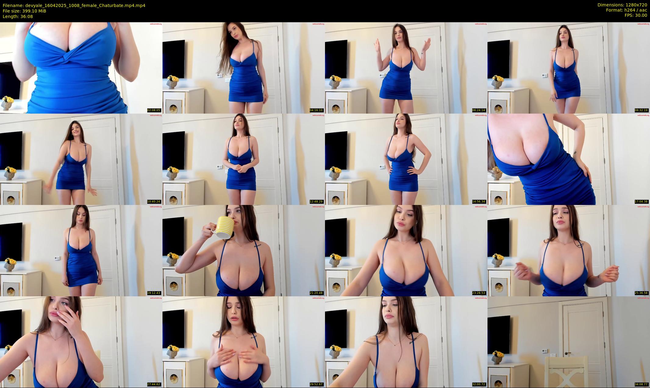 devyale — 37 minute Chaturbate female cam show recording, 720p, Apr 16, 2025