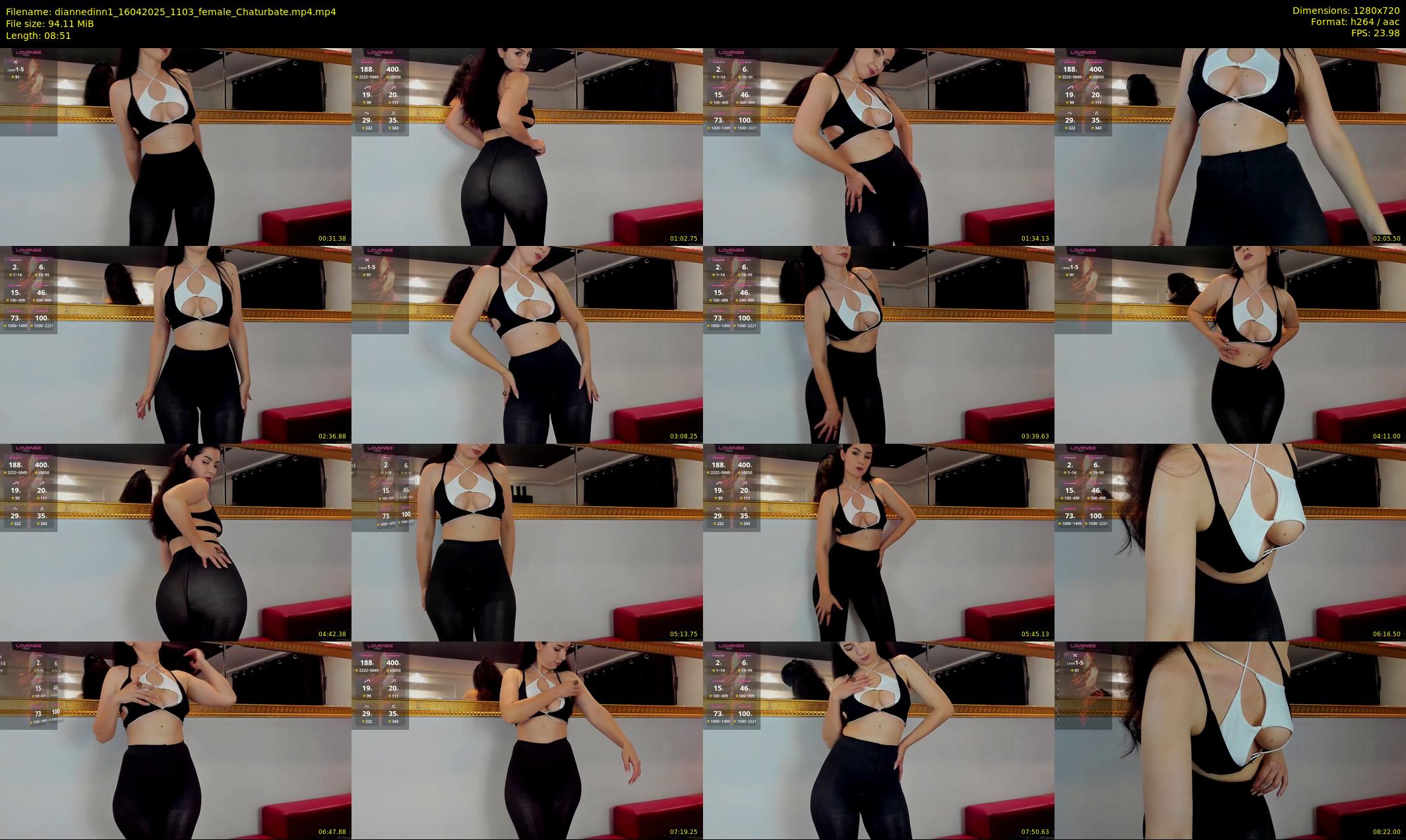 diannedinn1 — 9 minute Chaturbate female cam show recording, 720p, Apr 16, 2025