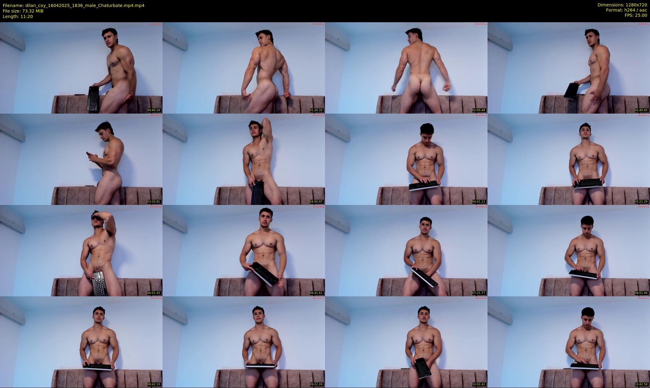 dilan_coy — 12 minute Chaturbate male cam show recording, 720p, Apr 16, 2025