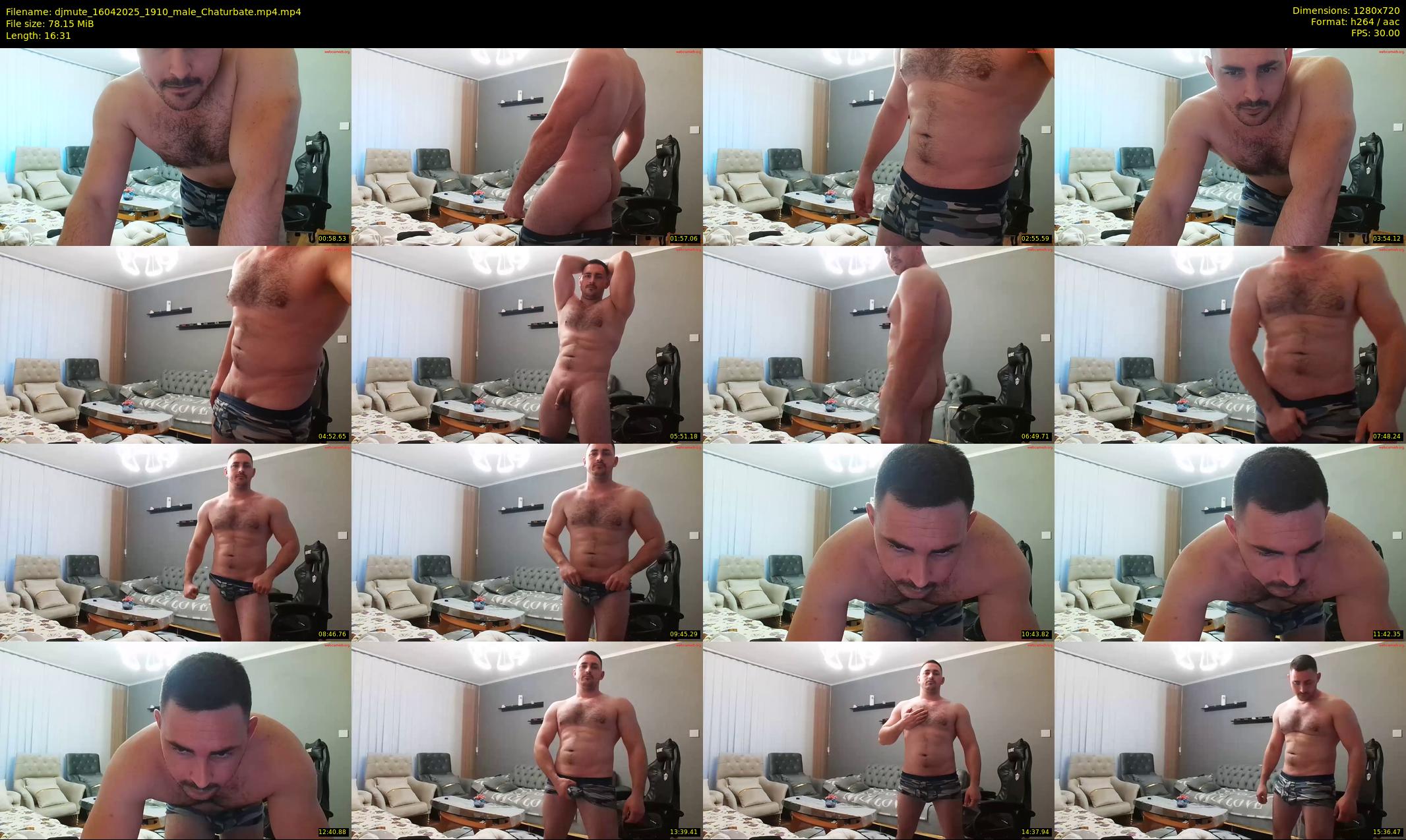 djmute — 17 minute Chaturbate male cam show recording, 720p, Apr 16, 2025
