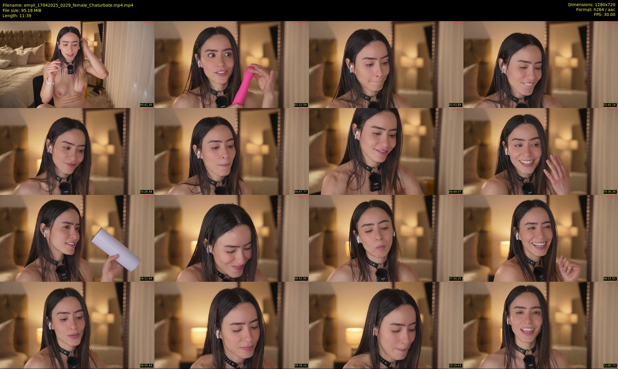 emyii — 12 minute Chaturbate female cam show recording, 720p, Apr 17, 2025