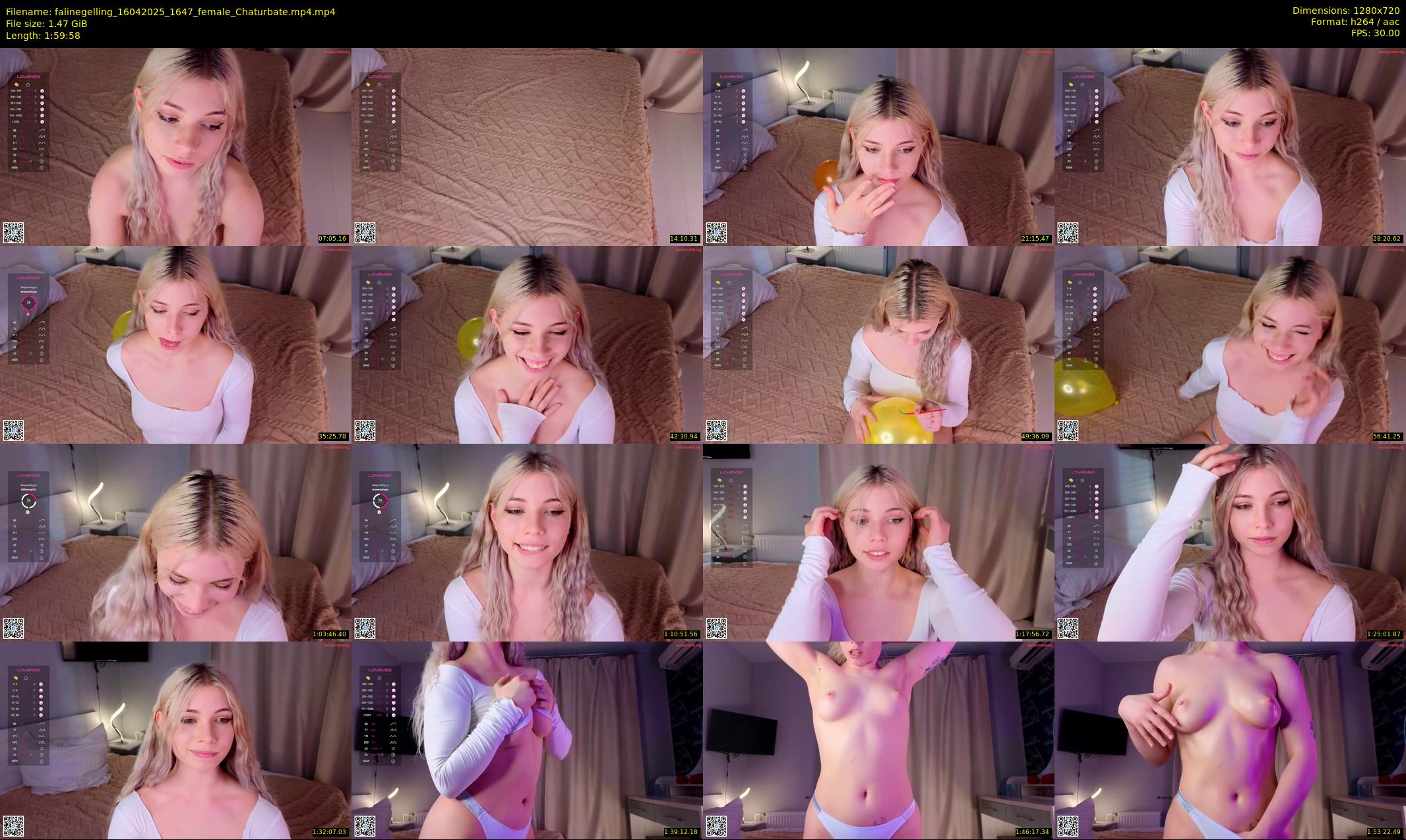 falinegelling — 120 minute Chaturbate female cam show recording, 720p, Apr 16, 2025