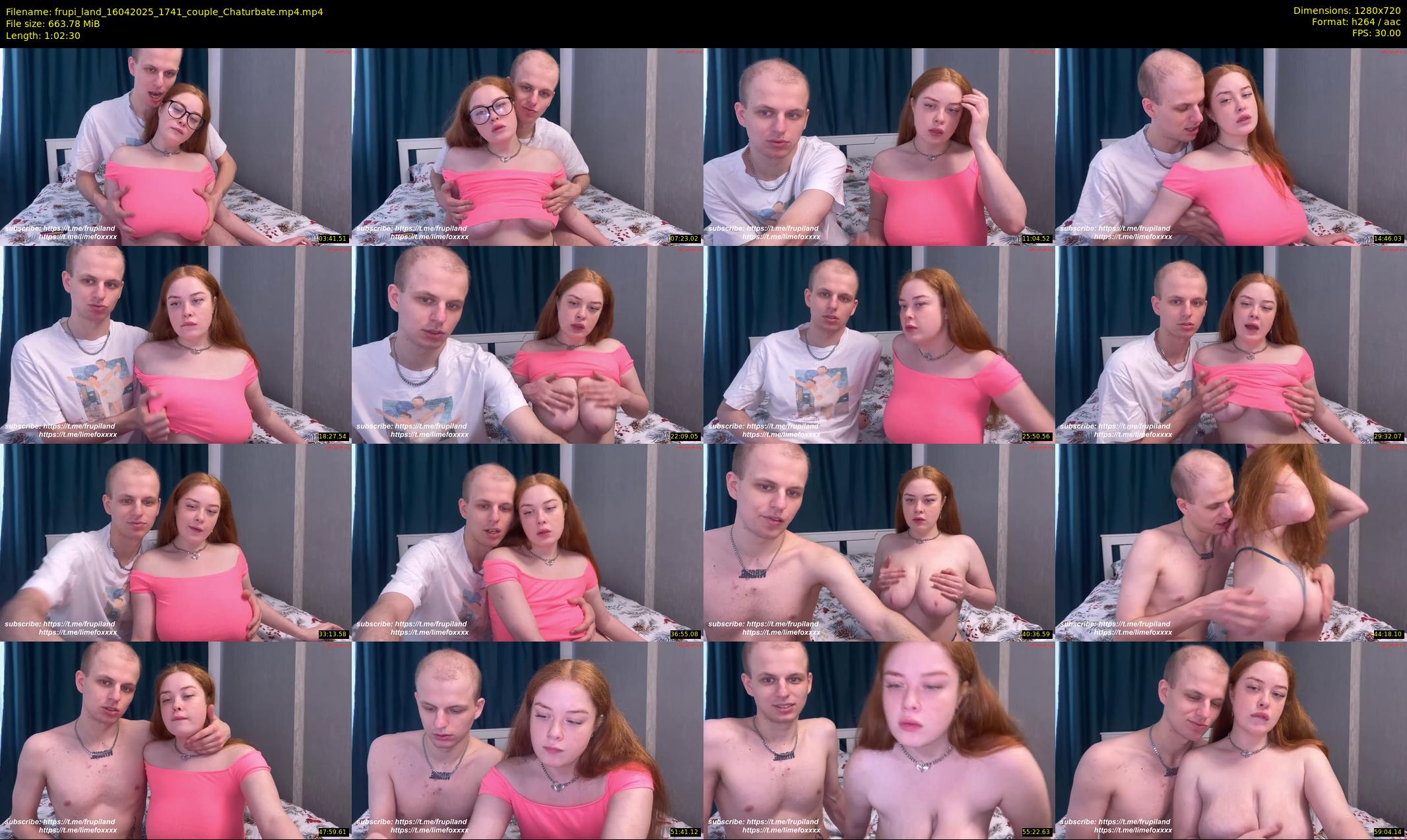 frupi_land — 63 minute Chaturbate couple cam show recording, 720p, Apr 16, 2025