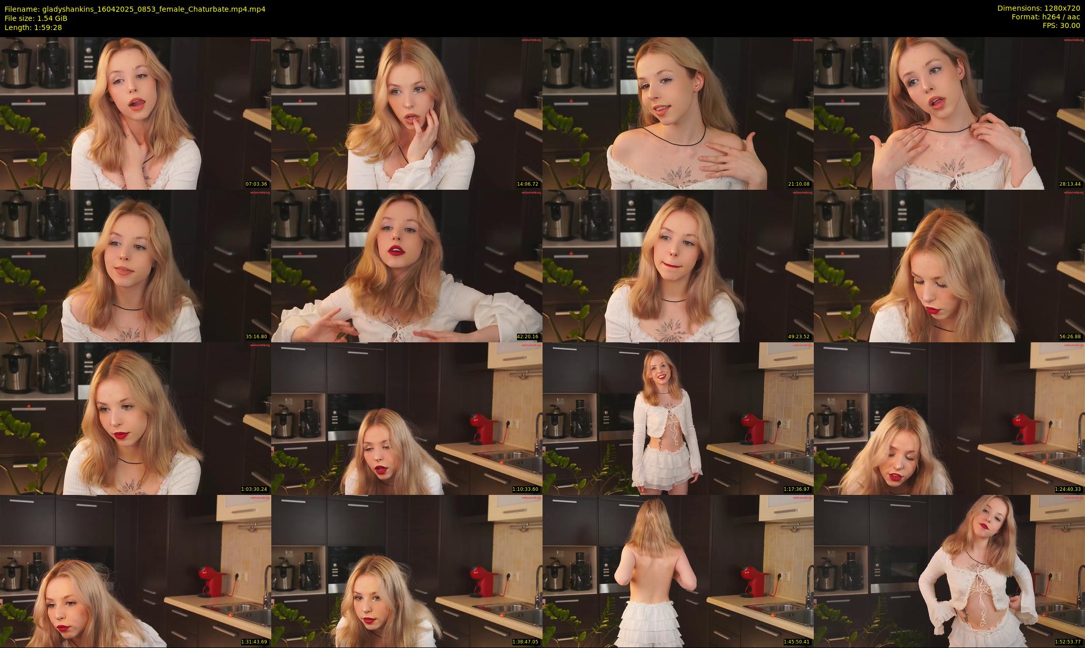 gladyshankins — 120 minute Chaturbate female cam show recording, 720p, Apr 16, 2025