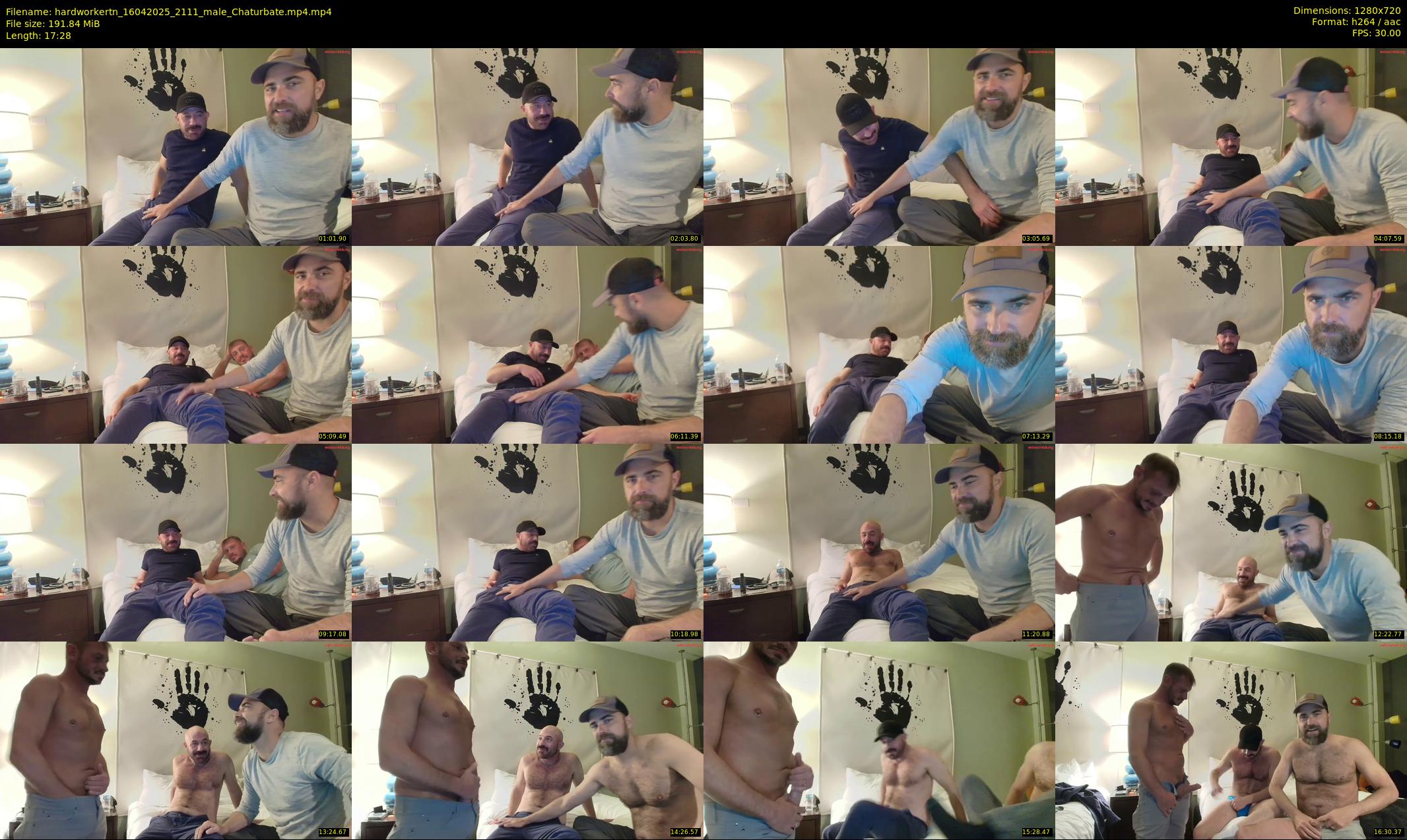hardworkertn — 18 minute Chaturbate male cam show recording, 720p, Apr 16, 2025
