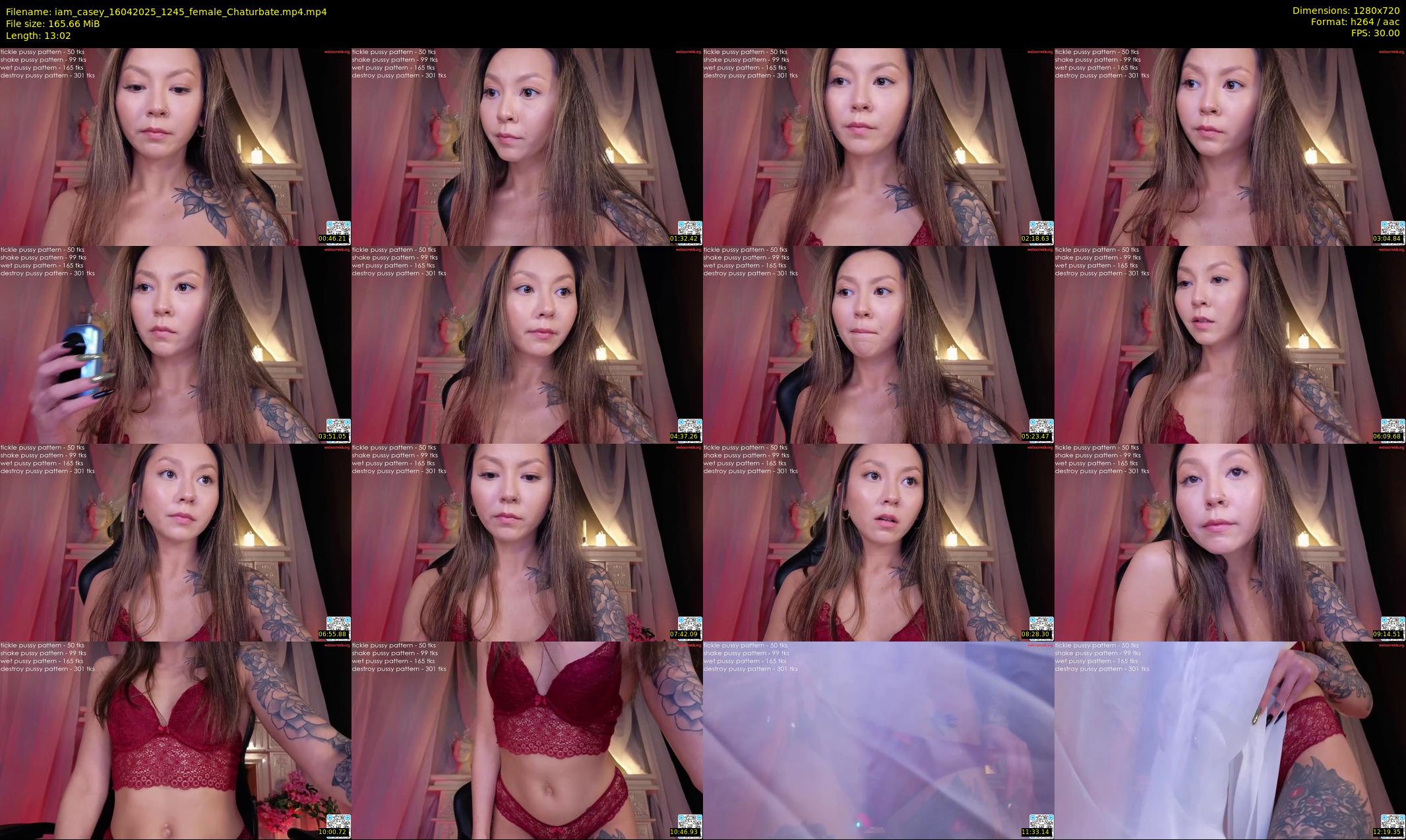 iam_casey — 14 minute Chaturbate female cam show recording, 720p, Apr 16, 2025