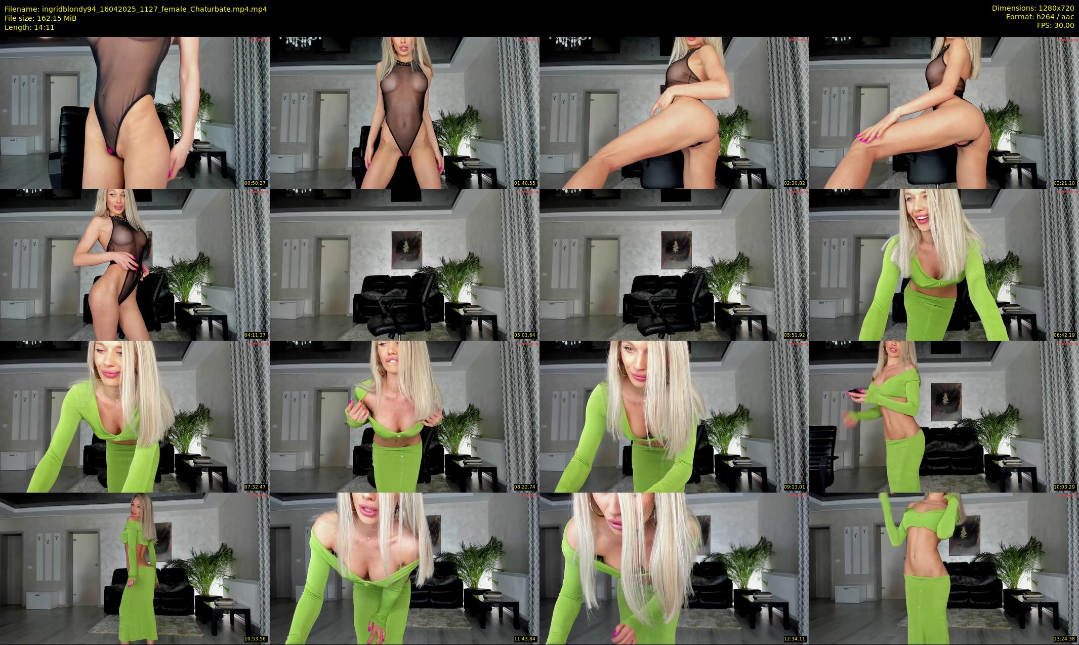 ingridblondy94 — 15 minute Chaturbate female cam show recording, 720p, Apr 16, 2025