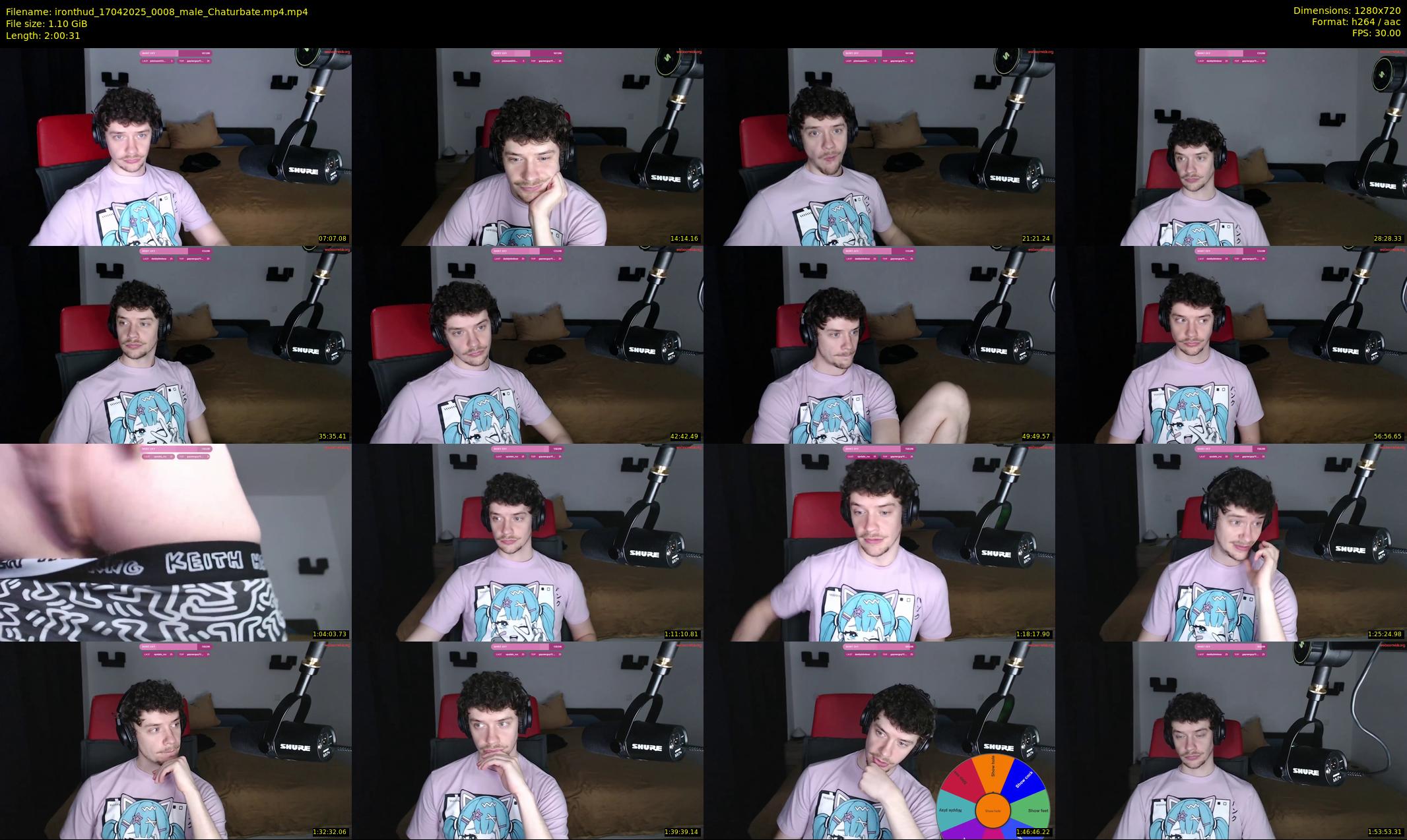 ironthud — 121 minute Chaturbate male cam show recording, 720p, Apr 17, 2025