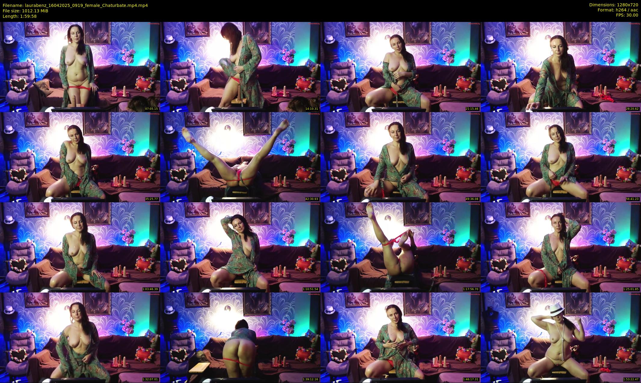 laurabenz — 120 minute Chaturbate female cam show recording, 720p, Apr 16, 2025
