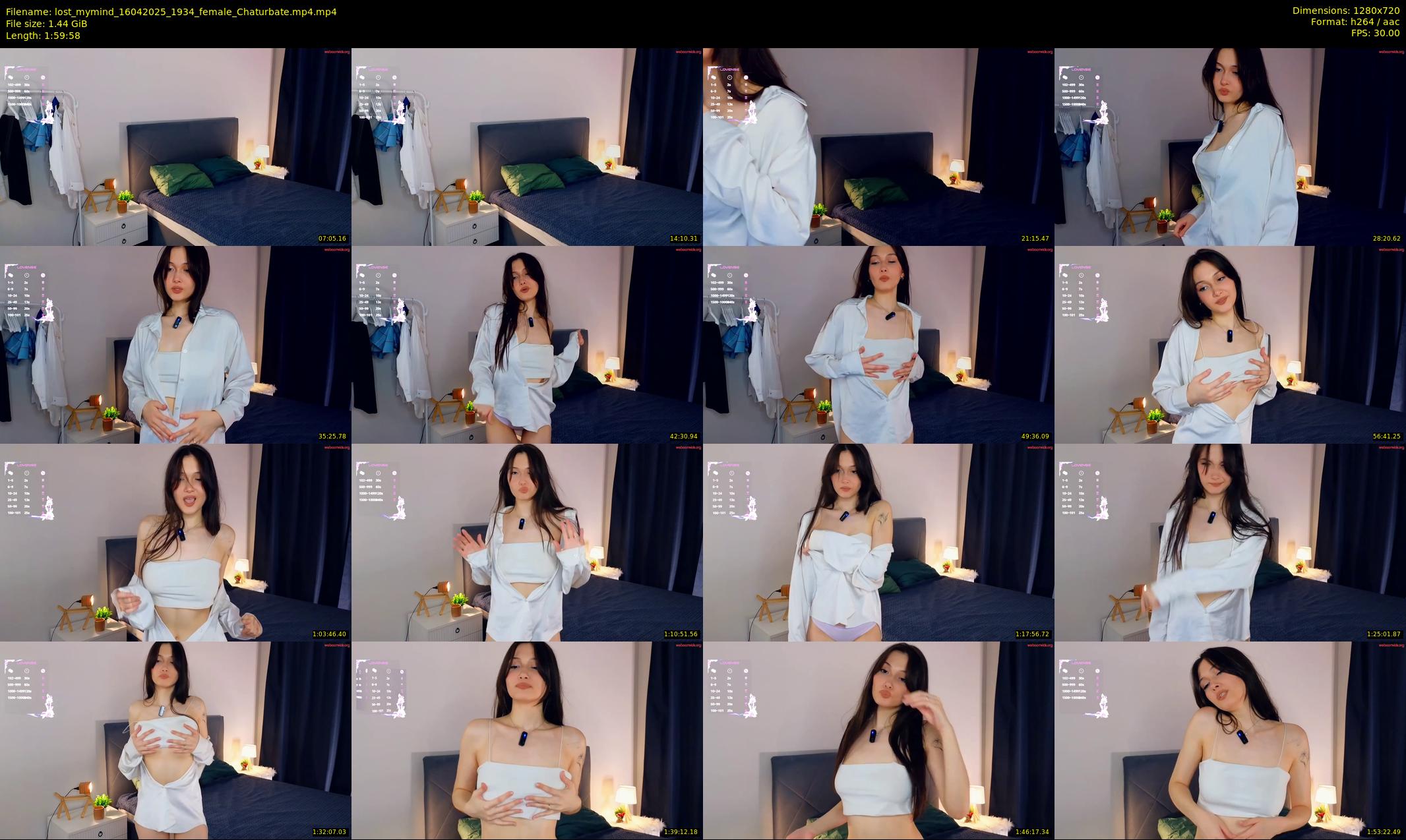 lost_mymind — 120 minute Chaturbate female cam show recording, 720p, Apr 16, 2025