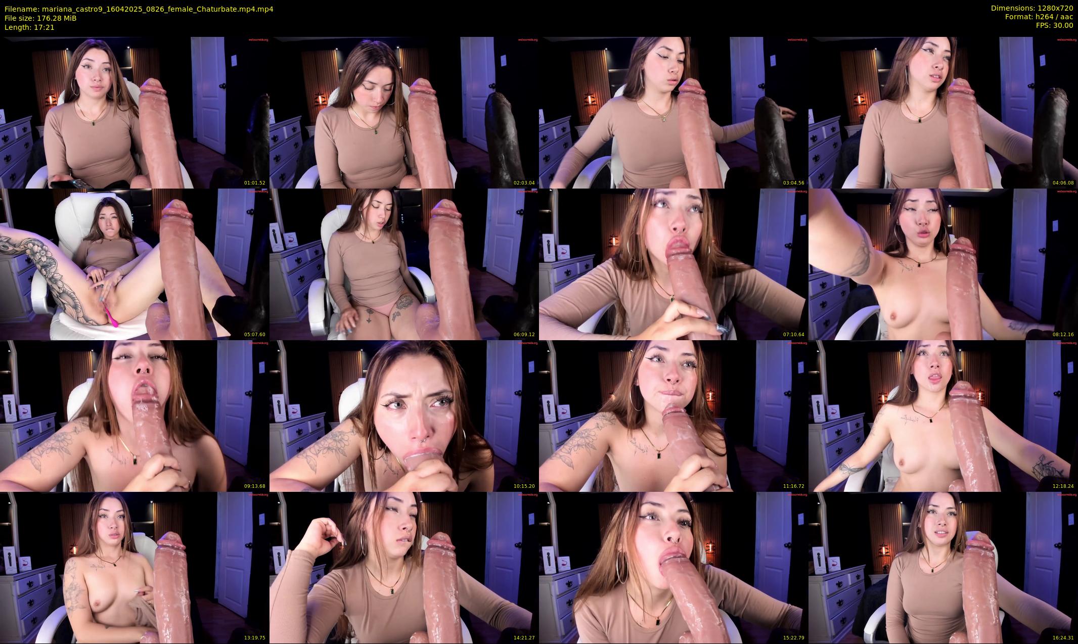 mariana_castro9 — 18 minute Chaturbate female cam show recording, 720p, Apr 16, 2025