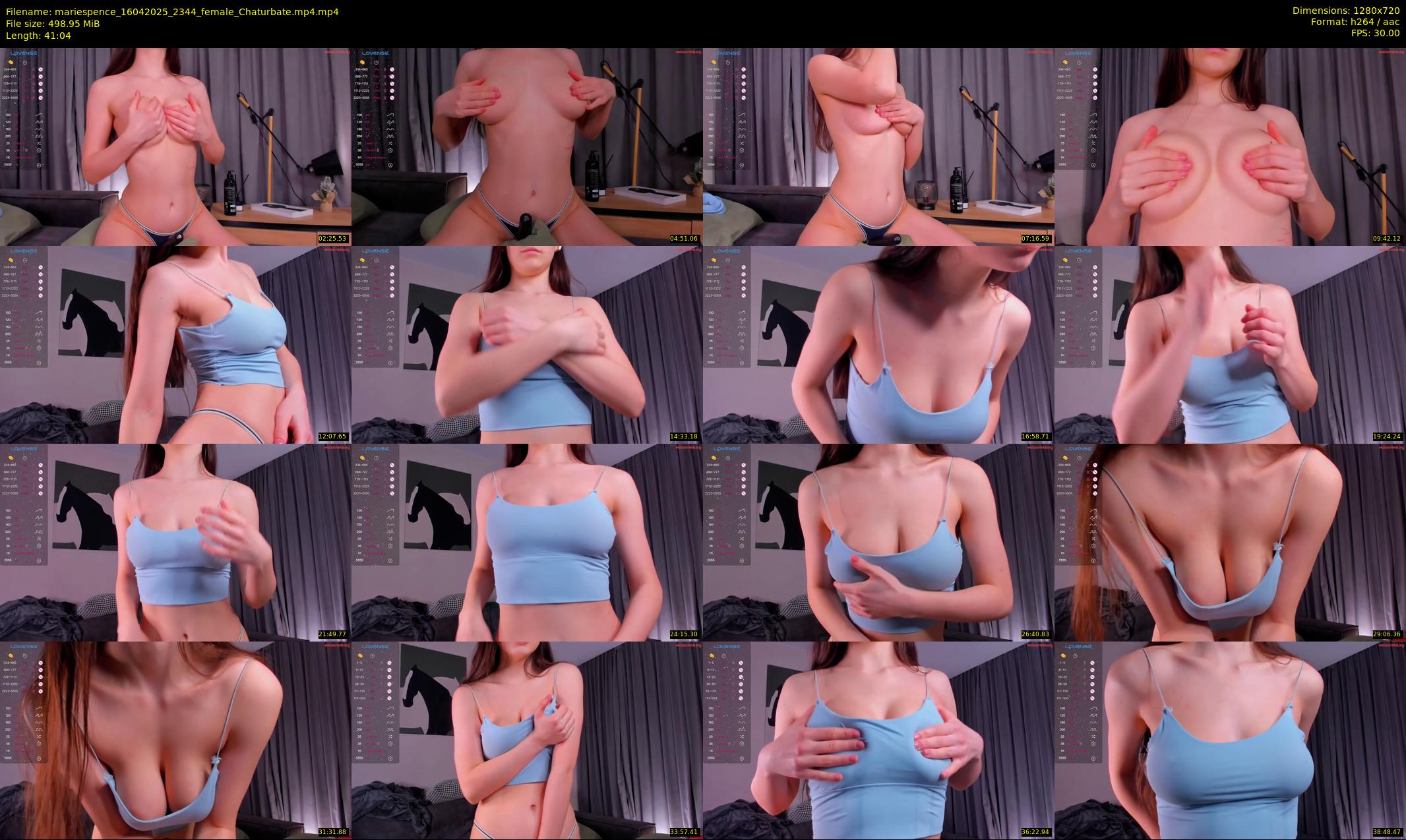 mariespence — 42 minute Chaturbate female cam show recording, 720p, Apr 16, 2025