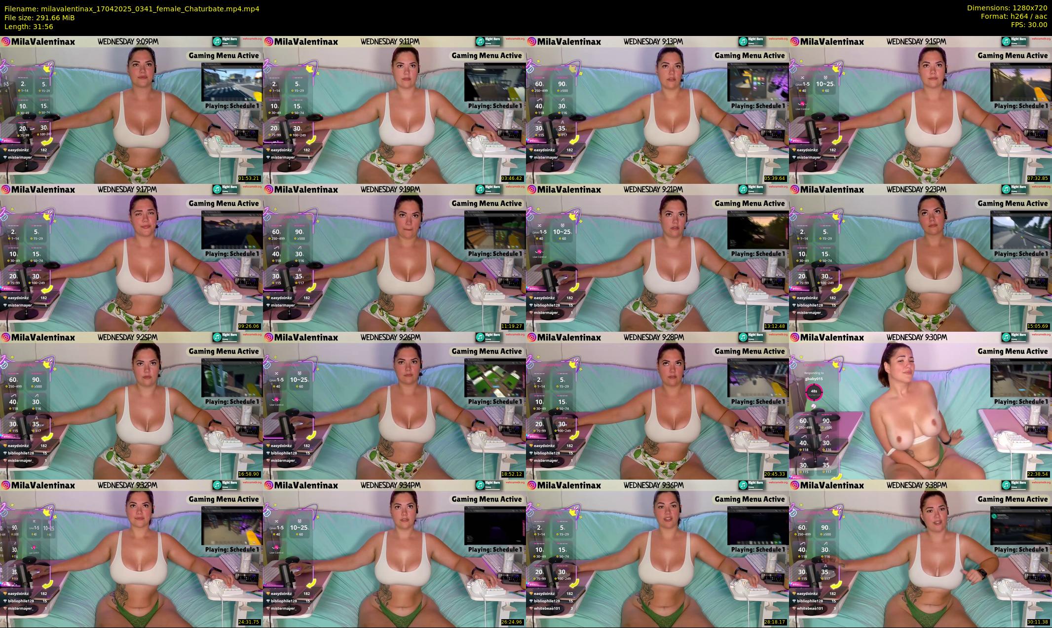milavalentinax — 32 minute Chaturbate female cam show recording, 720p, Apr 17, 2025