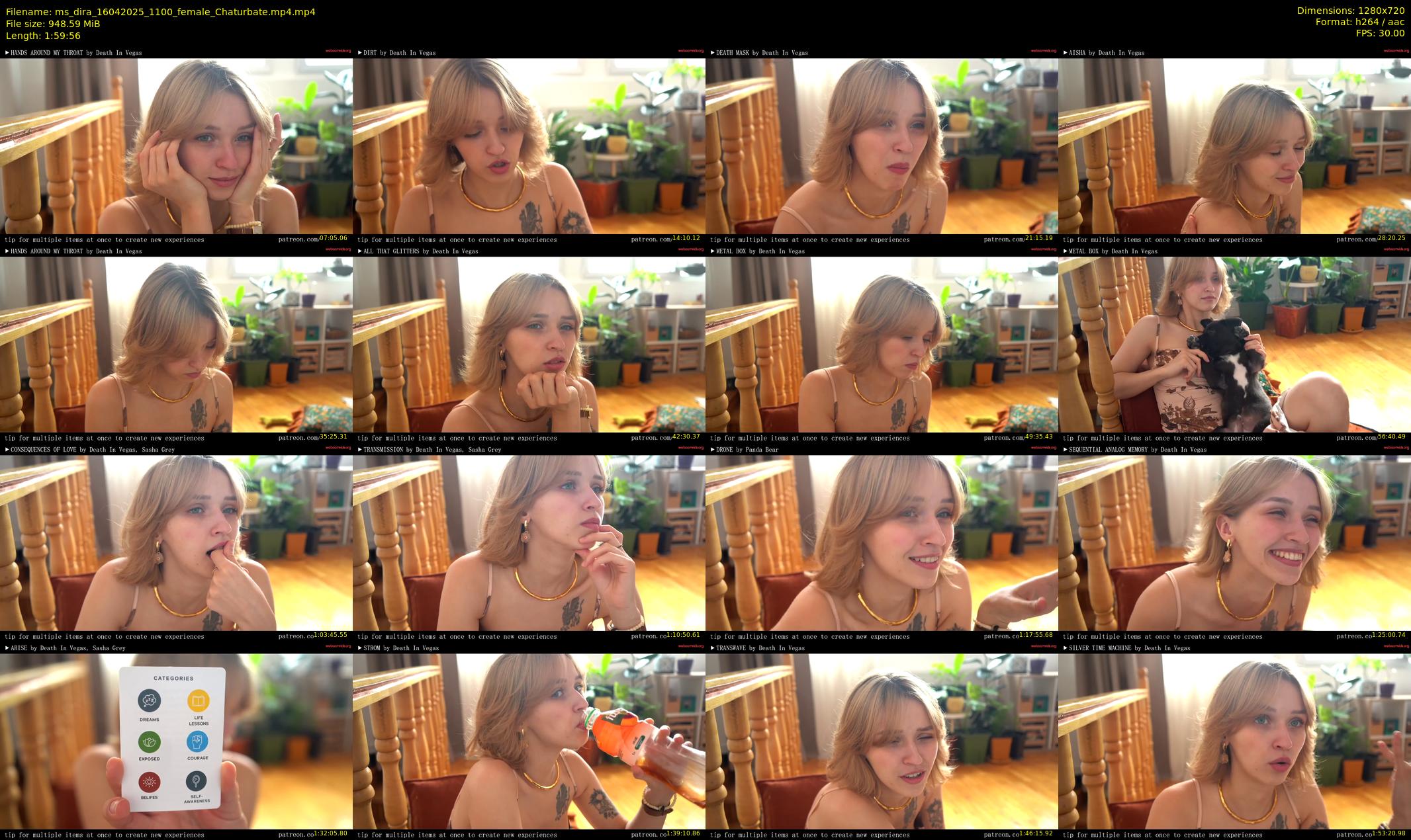 ms_dira — 120 minute Chaturbate female cam show recording, 720p, Apr 16, 2025
