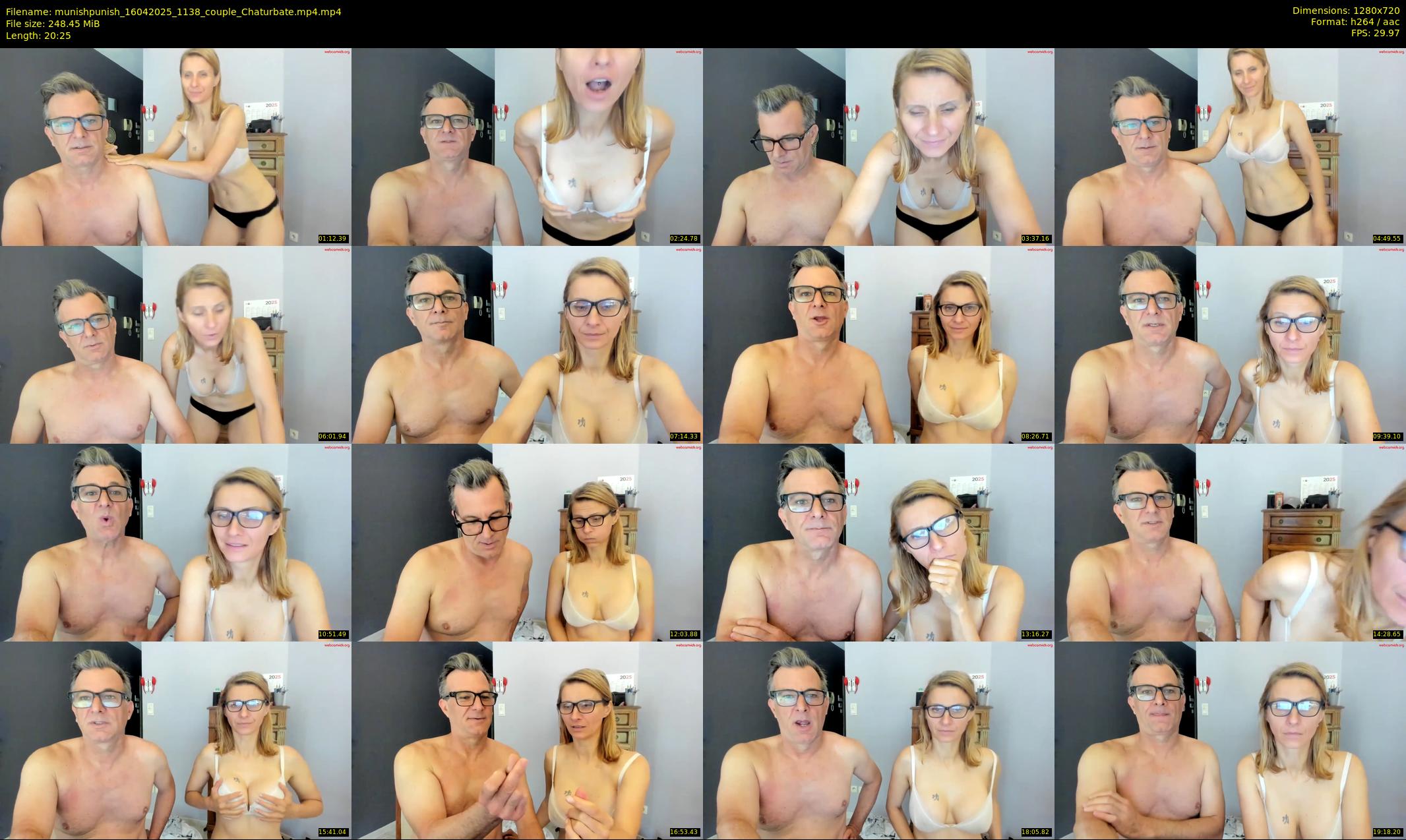munishpunish — 21 minute Chaturbate couple cam show recording, 720p, Apr 16, 2025