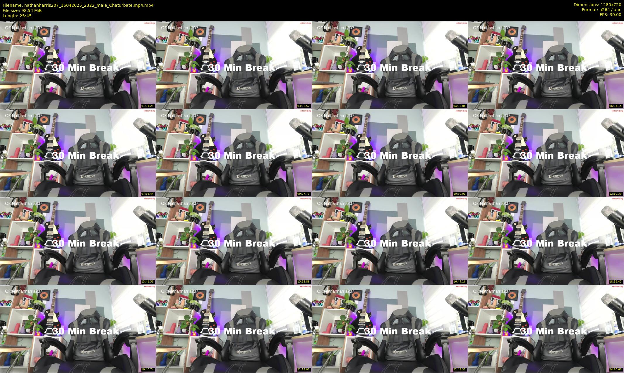nathanharris207 — 26 minute Chaturbate male cam show recording, 720p, Apr 16, 2025