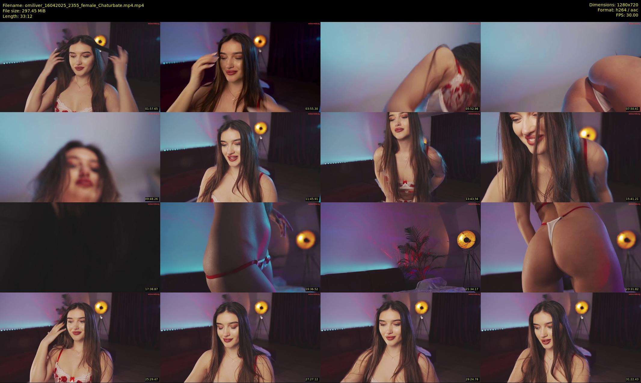 omiliver — 34 minute Chaturbate female cam show recording, 720p, Apr 16, 2025