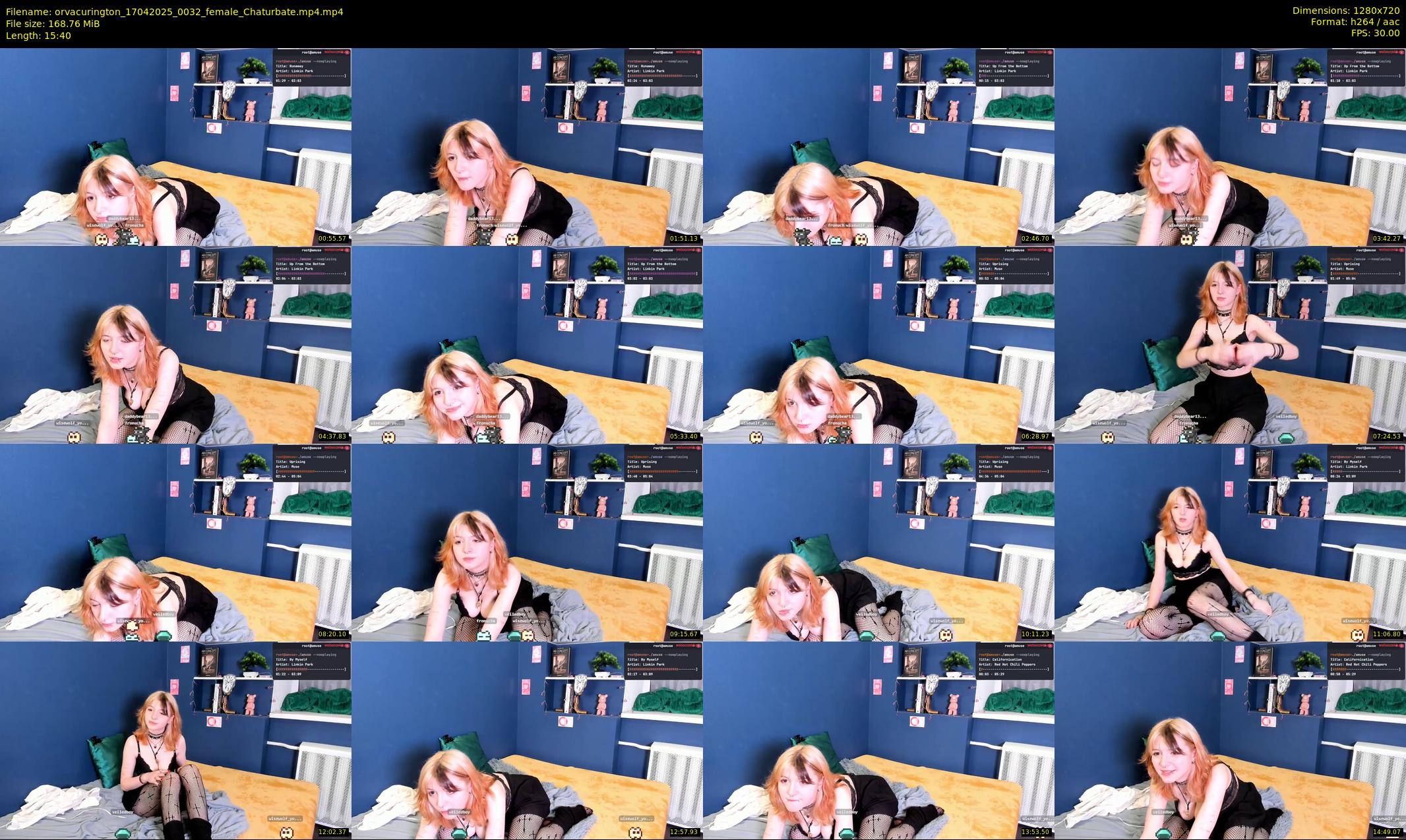 orvacurington — 16 minute Chaturbate female cam show recording, 720p, Apr 17, 2025