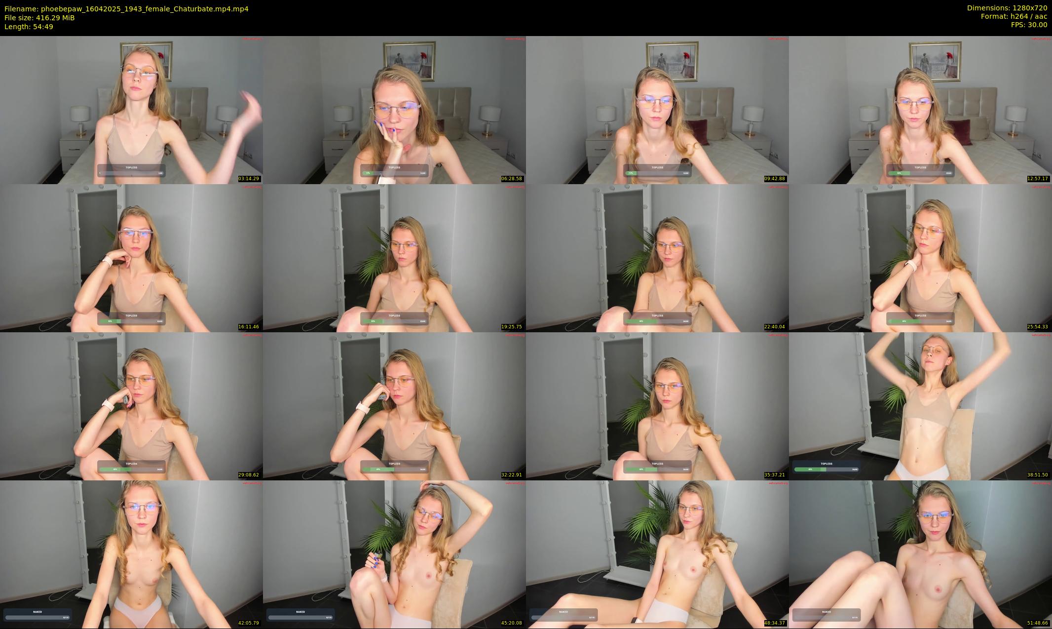 phoebepaw — 55 minute Chaturbate female cam show recording, 720p, Apr 16, 2025