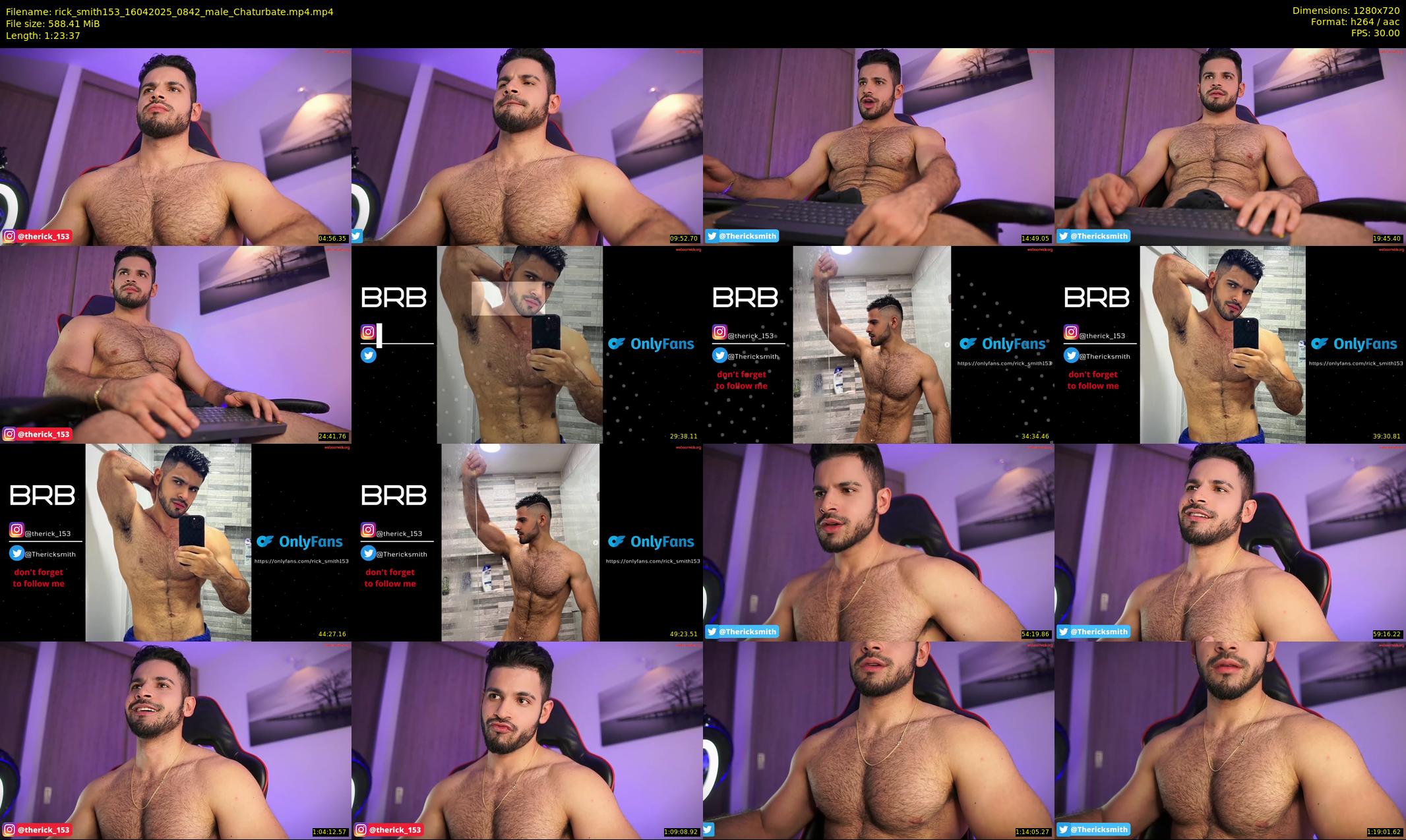 rick_smith153 — 84 minute Chaturbate male cam show recording, 720p, Apr 16, 2025