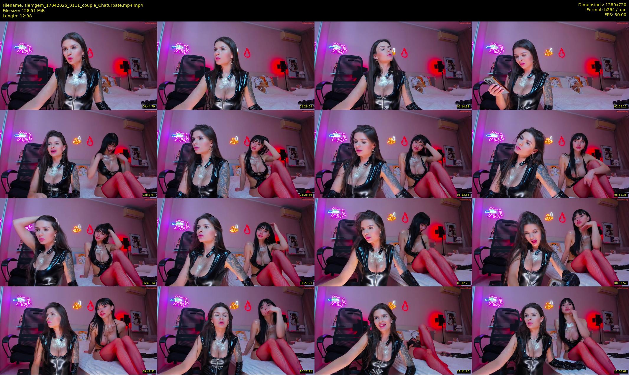 slemgem — 13 minute Chaturbate couple cam show recording, 720p, Apr 17, 2025