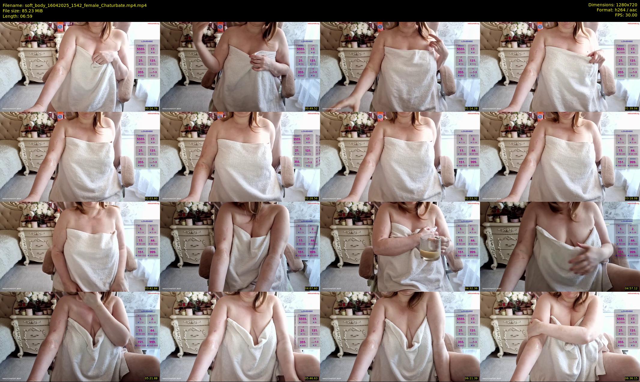 soft_body — 7 minute Chaturbate female cam show recording, 720p, Apr 16, 2025