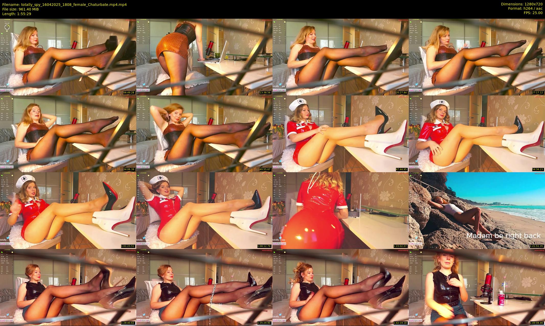 totally_spy — 116 minute Chaturbate female cam show recording, 720p, Apr 16, 2025