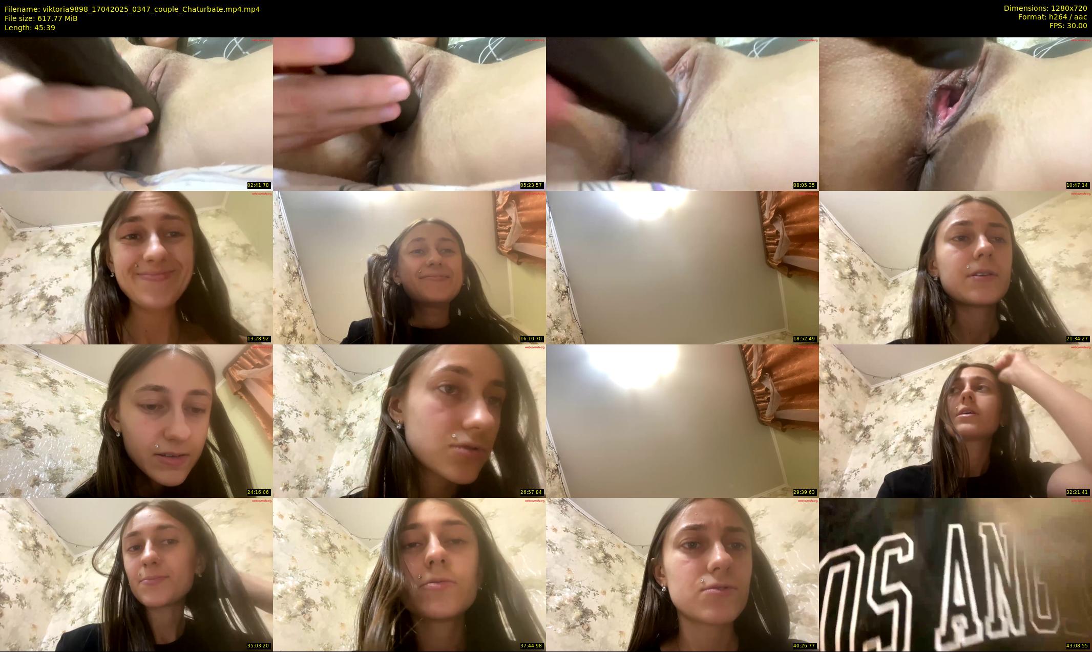viktoria9898 — 46 minute Chaturbate couple cam show recording, 720p, Apr 17, 2025