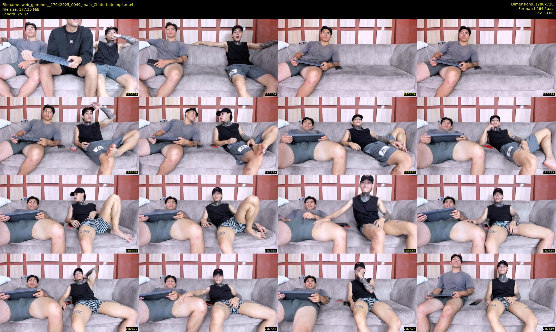 web_gammer_ — 26 minute Chaturbate male cam show recording, 720p, Apr 17, 2025