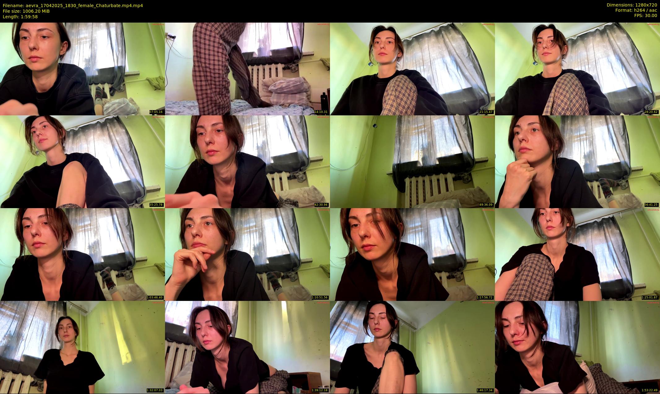 aevra — 120 minute Chaturbate female cam show recording, 720p, Apr 17, 2025
