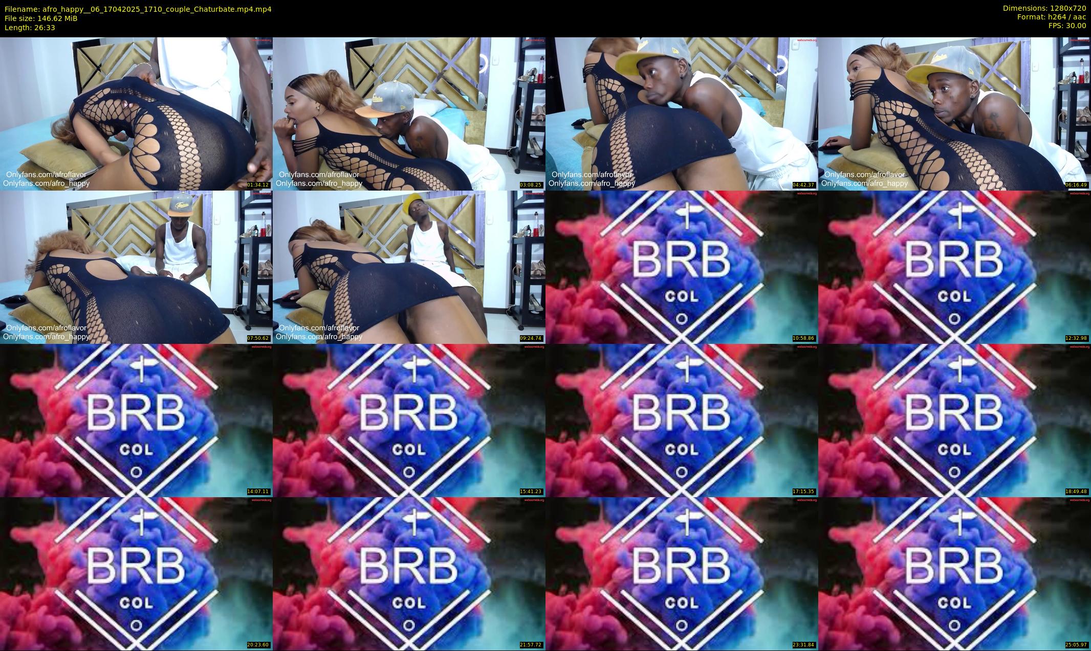 afro_happy__06 — 27 minute Chaturbate couple cam show recording, 720p, Apr 17, 2025