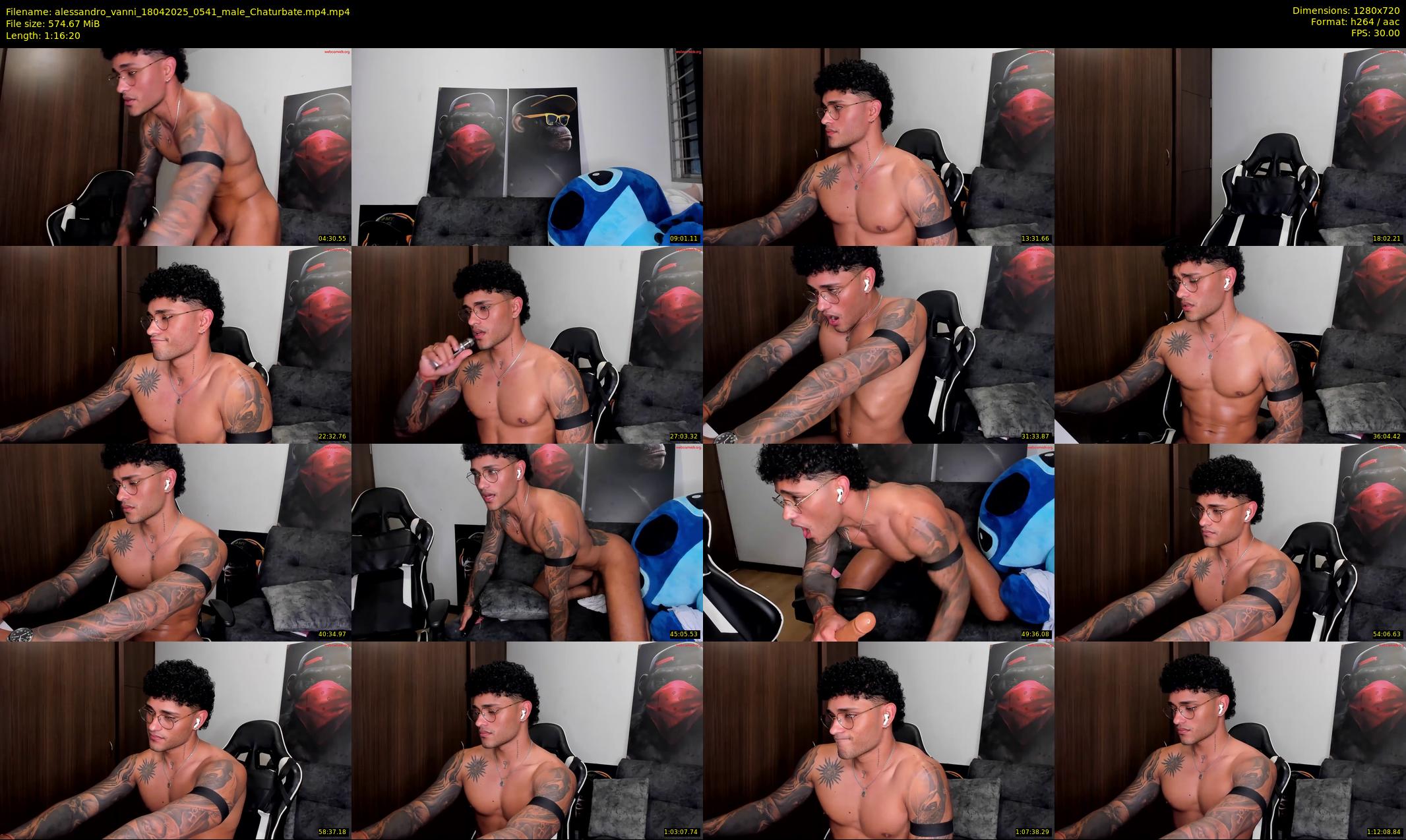 alessandro_vanni — 77 minute Chaturbate male cam show recording, 720p, Apr 18, 2025