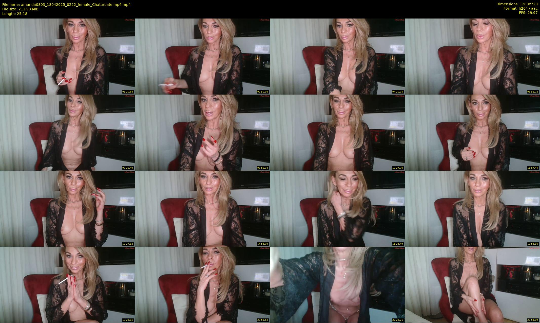 amanda0803 — 26 minute Chaturbate female cam show recording, 720p, Apr 18, 2025