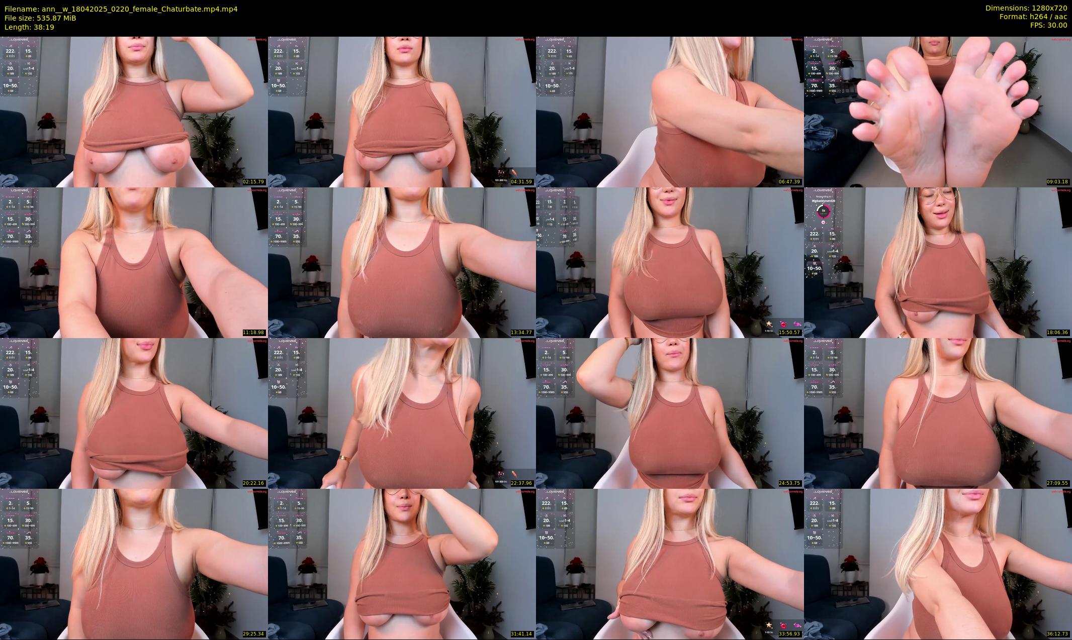 ann__w — 39 minute Chaturbate female cam show recording, 720p, Apr 18, 2025