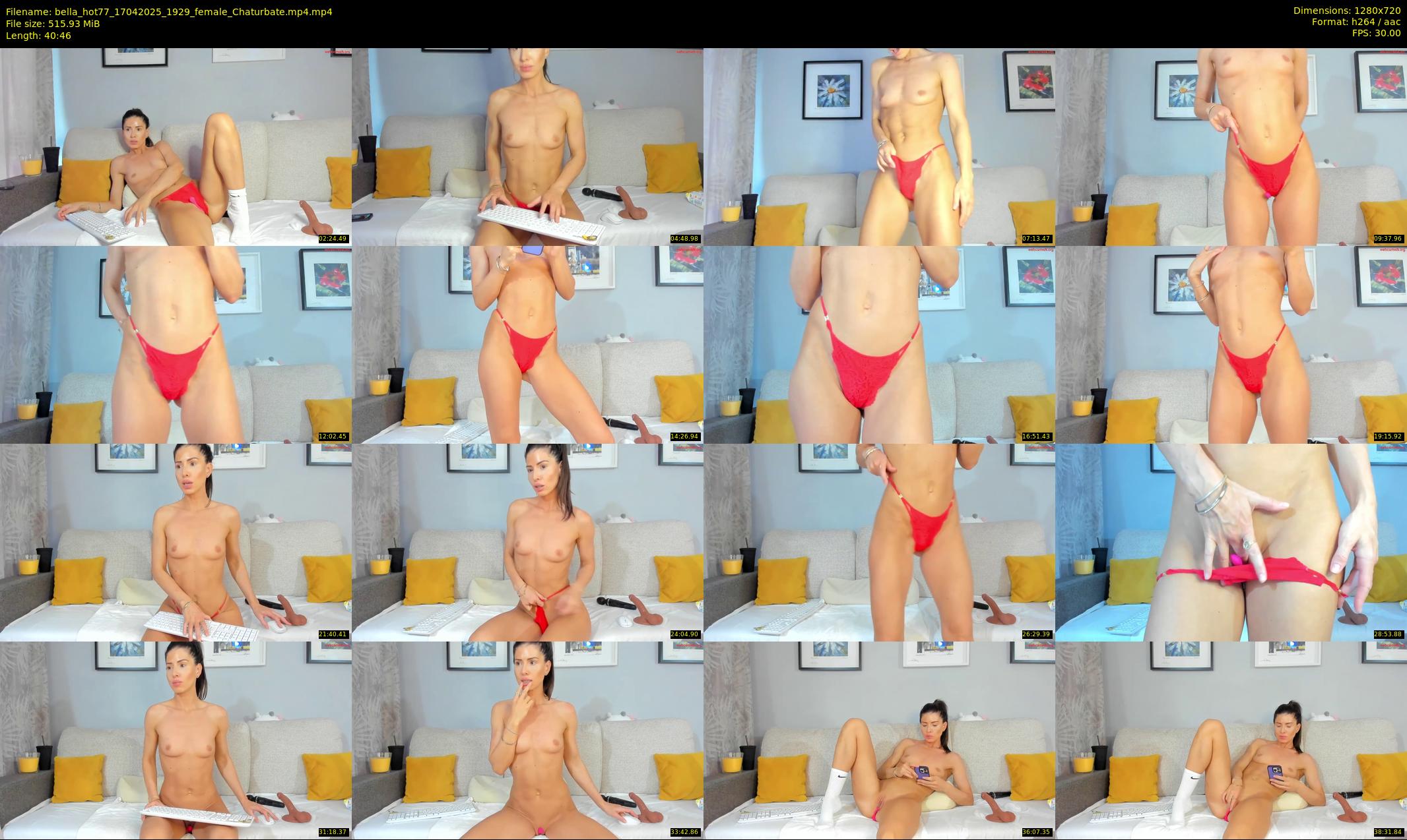 bella_hot77 — 41 minute Chaturbate female cam show recording, 720p, Apr 17, 2025