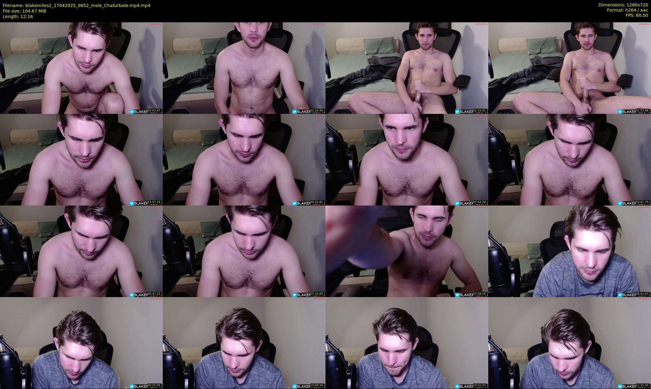 blakemiles2 — 13 minute Chaturbate male cam show recording, 720p, Apr 17, 2025
