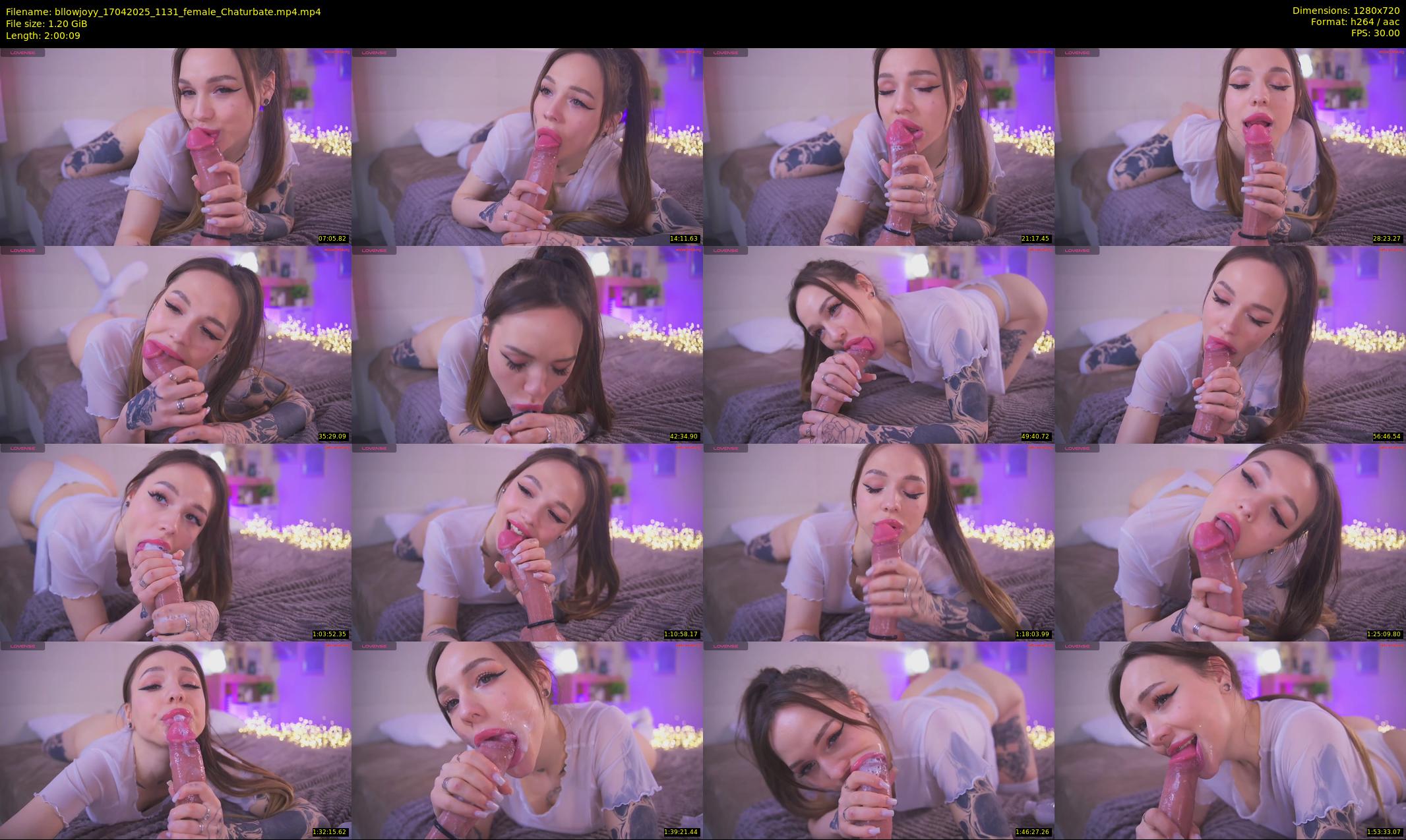 bllowjoyy — 121 minute Chaturbate female cam show recording, 720p, Apr 17, 2025