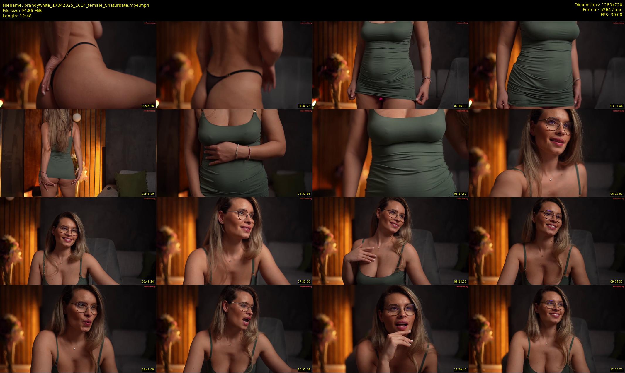 brandywhite — 13 minute Chaturbate female cam show recording, 720p, Apr 17, 2025