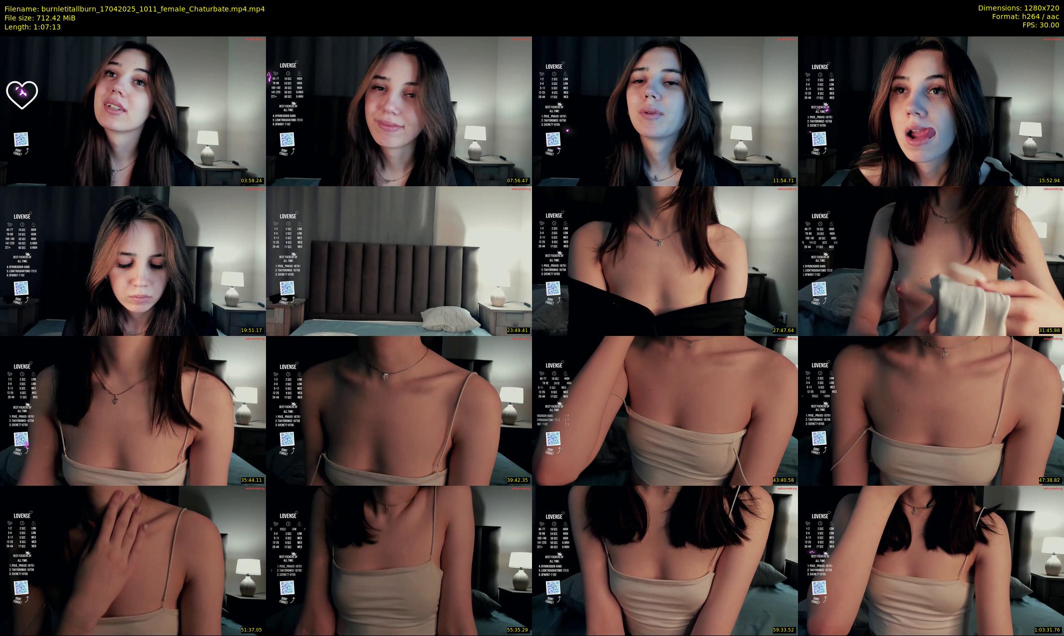 burnletitallburn — 68 minute Chaturbate female cam show recording, 720p, Apr 17, 2025