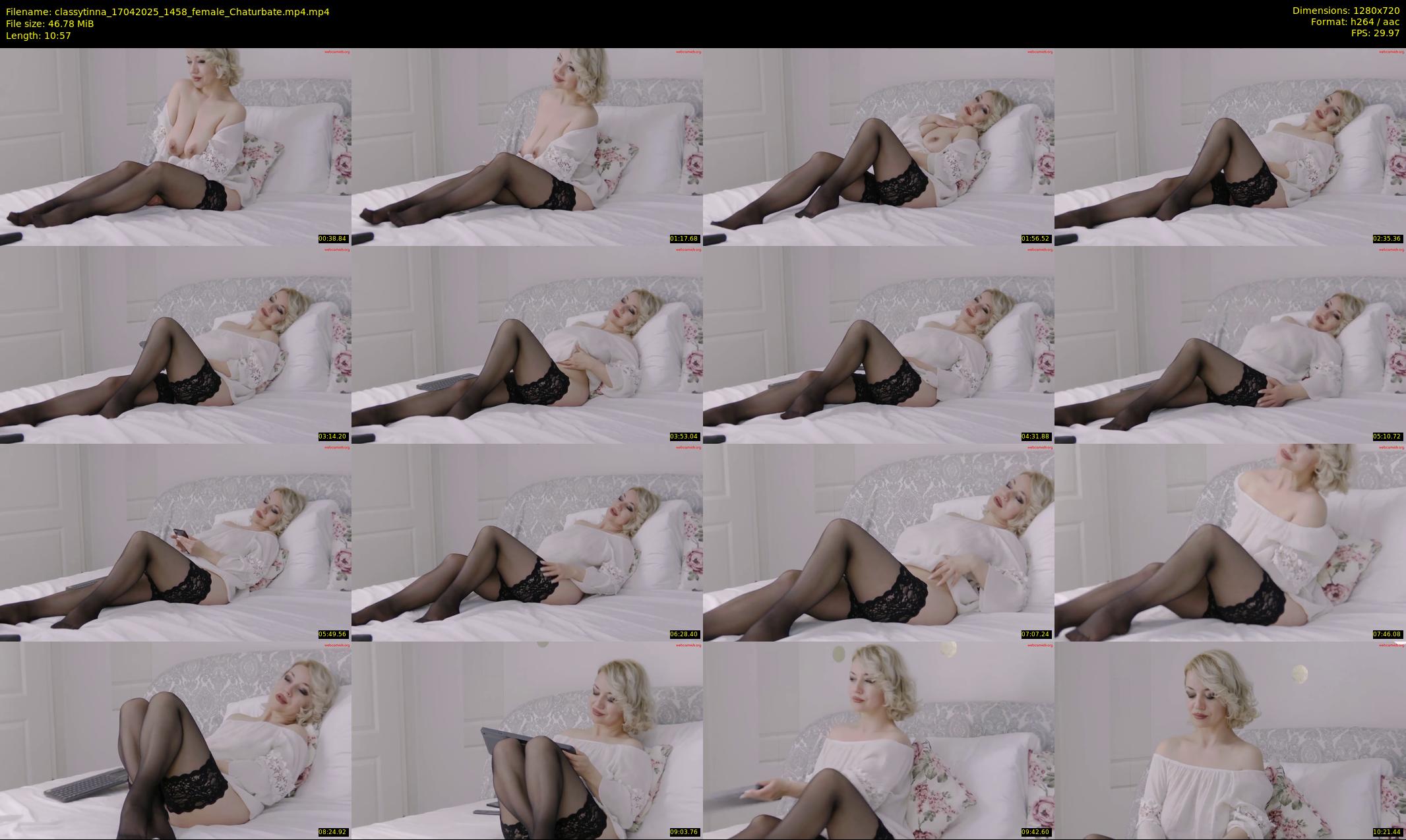 classytinna — 11 minute Chaturbate female cam show recording, 720p, Apr 17, 2025