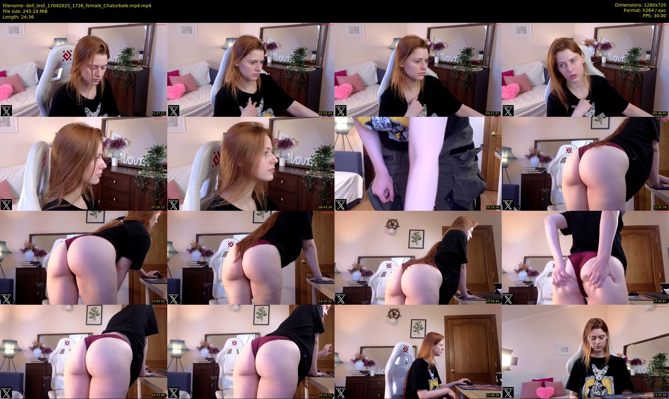 doll_lesli — 25 minute Chaturbate female cam show recording, 720p, Apr 17, 2025