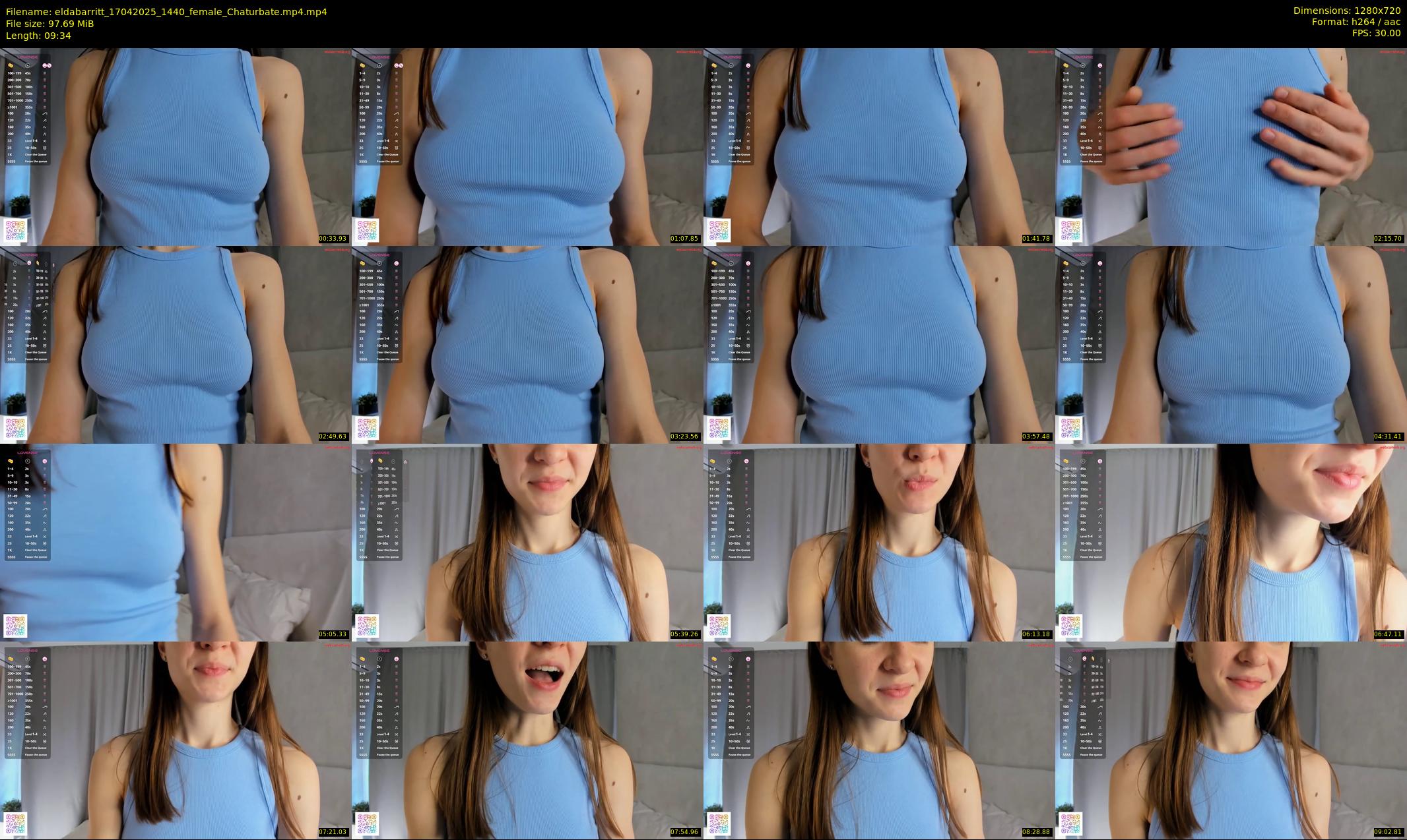 eldabarritt — 10 minute Chaturbate female cam show recording, 720p, Apr 17, 2025