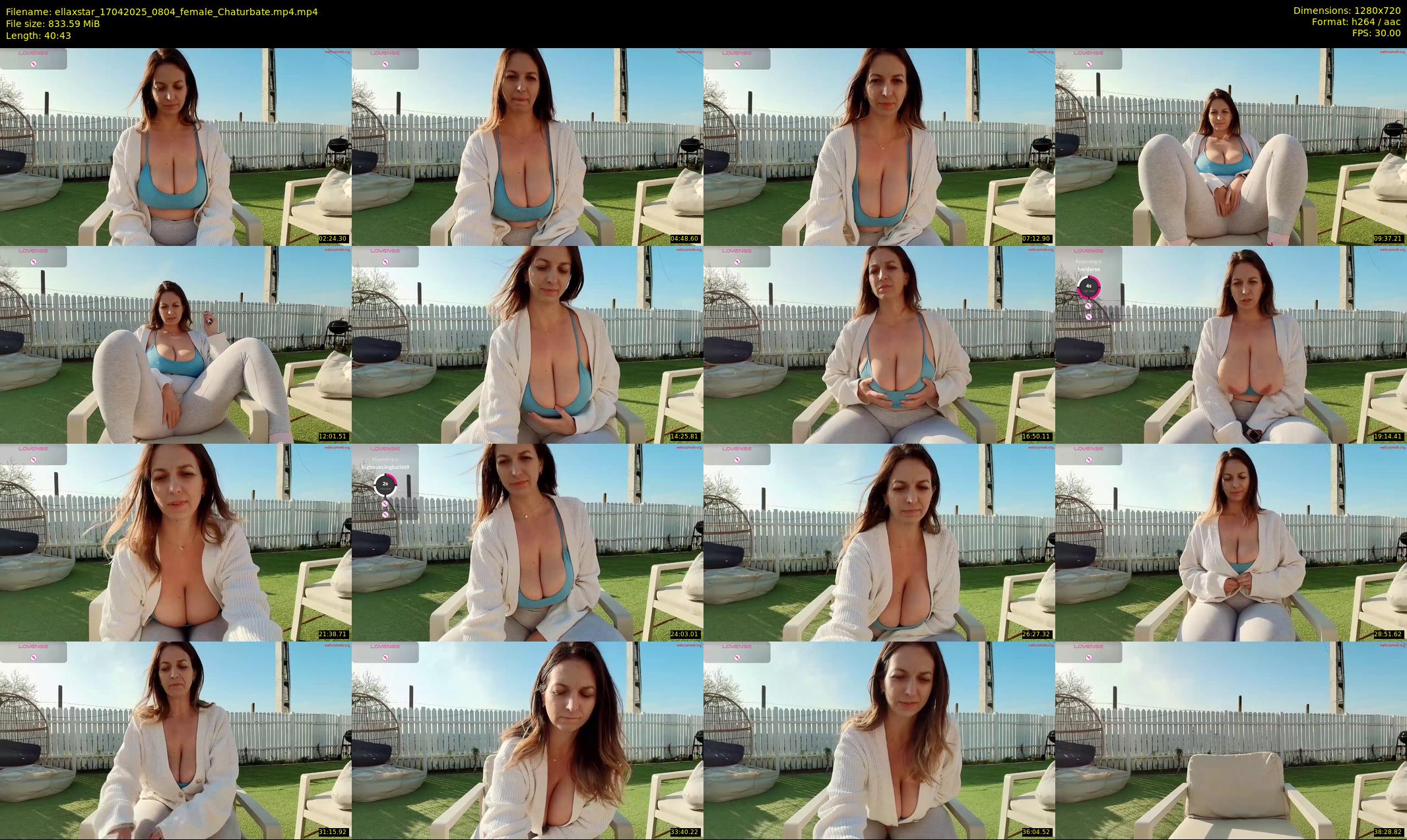 ellaxstar — 41 minute Chaturbate female cam show recording, 720p, Apr 17, 2025