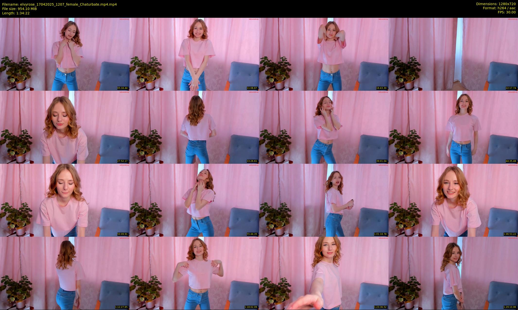 elvyrose — 95 minute Chaturbate female cam show recording, 720p, Apr 17, 2025