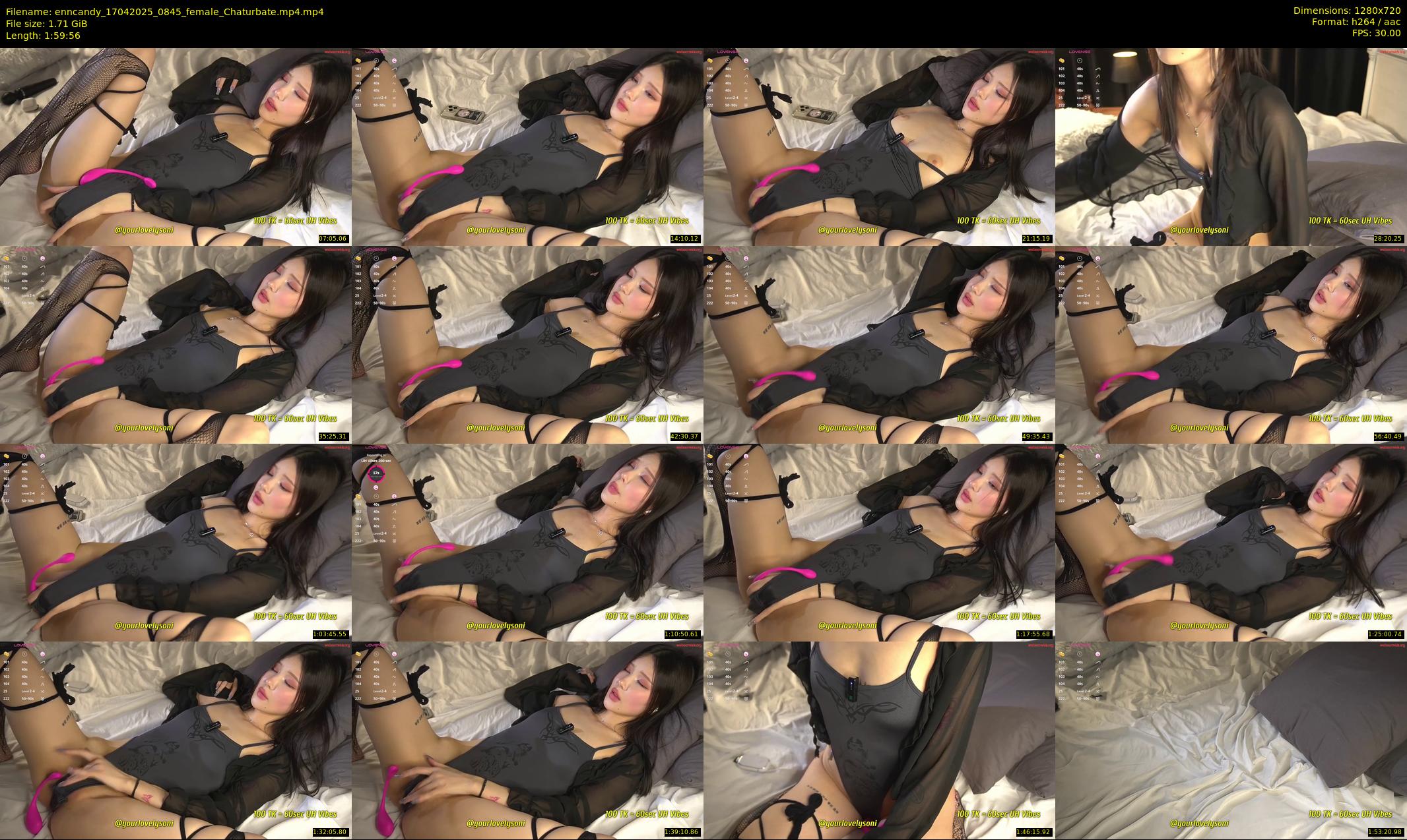 enncandy — 120 minute Chaturbate female cam show recording, 720p, Apr 17, 2025