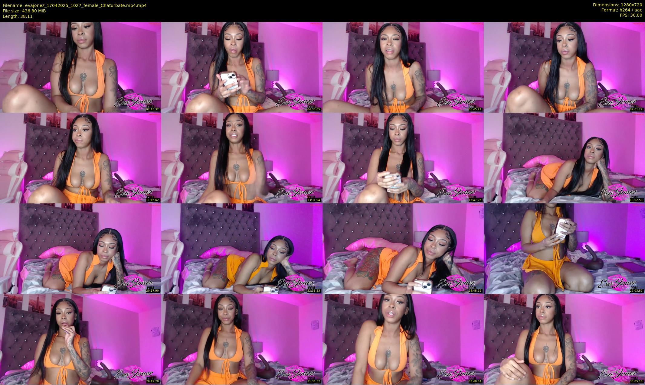 evajonez — 39 minute Chaturbate female cam show recording, 720p, Apr 17, 2025