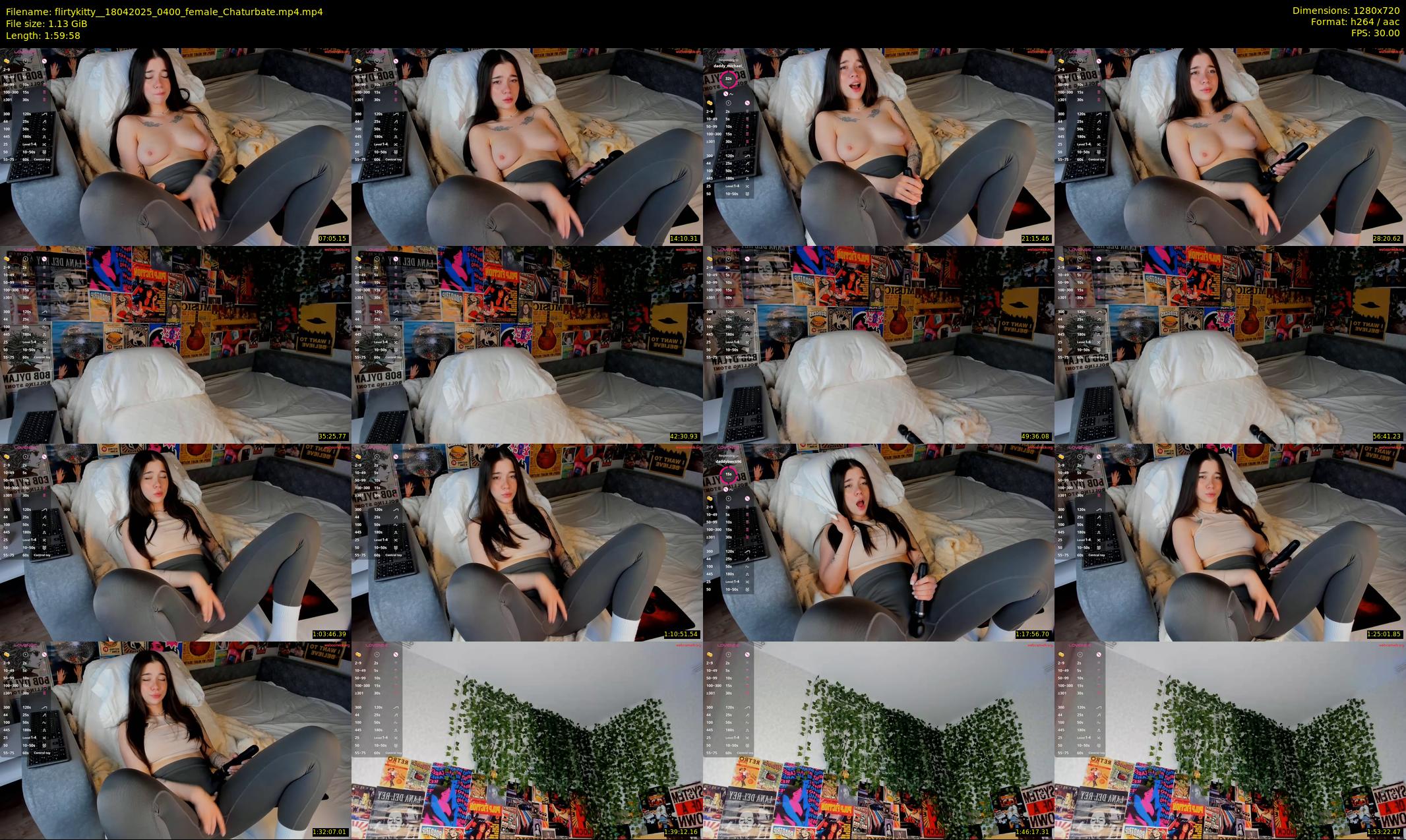 flirtykitty_ — 120 minute Chaturbate female cam show recording, 720p, Apr 18, 2025