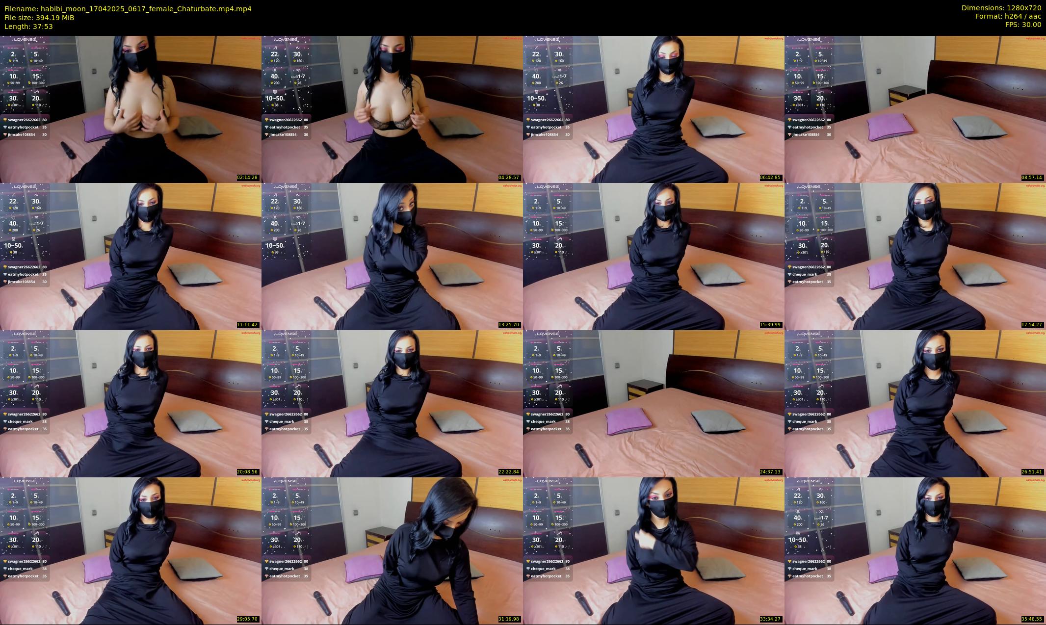habibi_moon — 38 minute Chaturbate female cam show recording, 720p, Apr 17, 2025