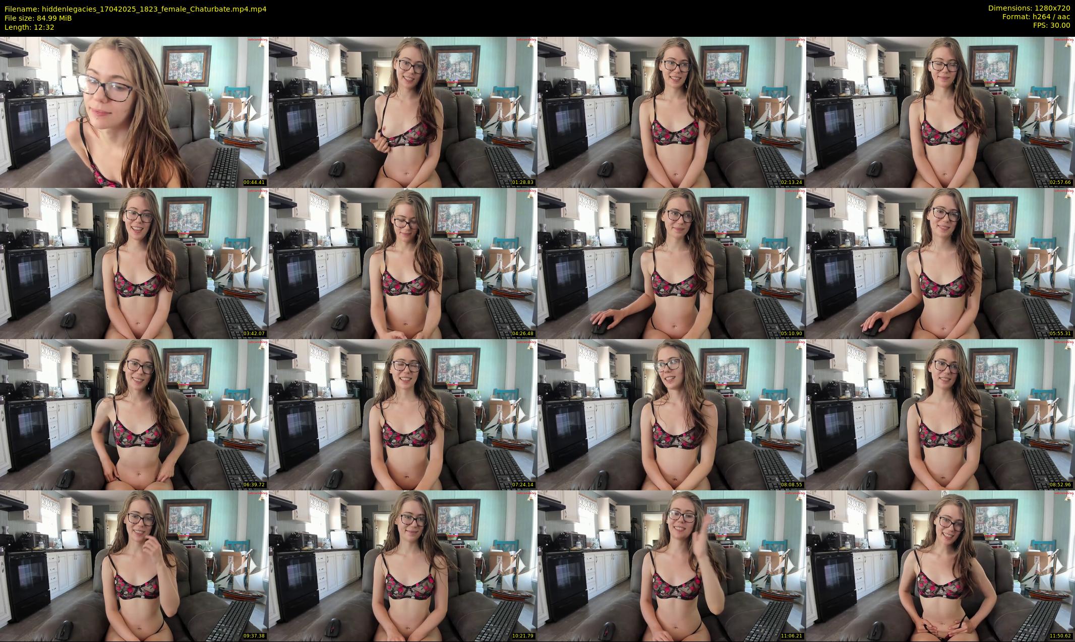hiddenlegacies — 13 minute Chaturbate female cam show recording, 720p, Apr 17, 2025